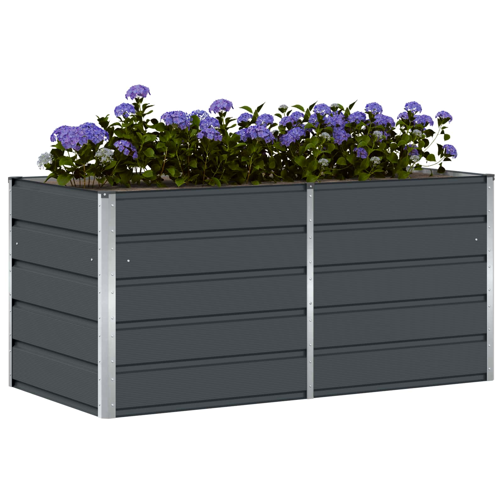 Lovelis Antracitas 160 x 80 x 75 cm Plienas Lovelis Antracitas 160 x 80 x 75 cm Plienas - Image 4
