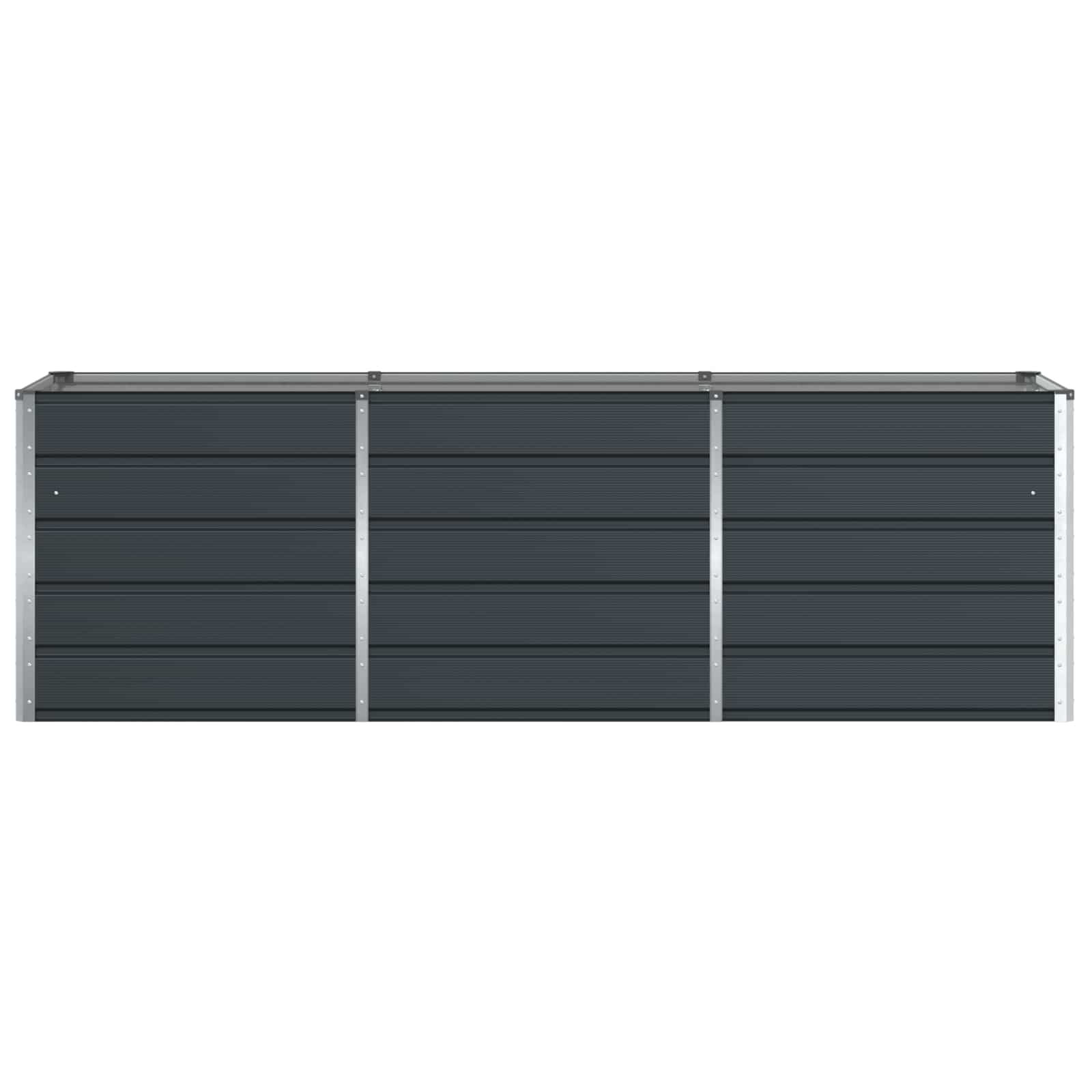 Lovelis Antracitas 240 x 80 x 75 cm Plienas Lovelis Antracitas 240 x 80 x 75 cm Plienas - Image 5