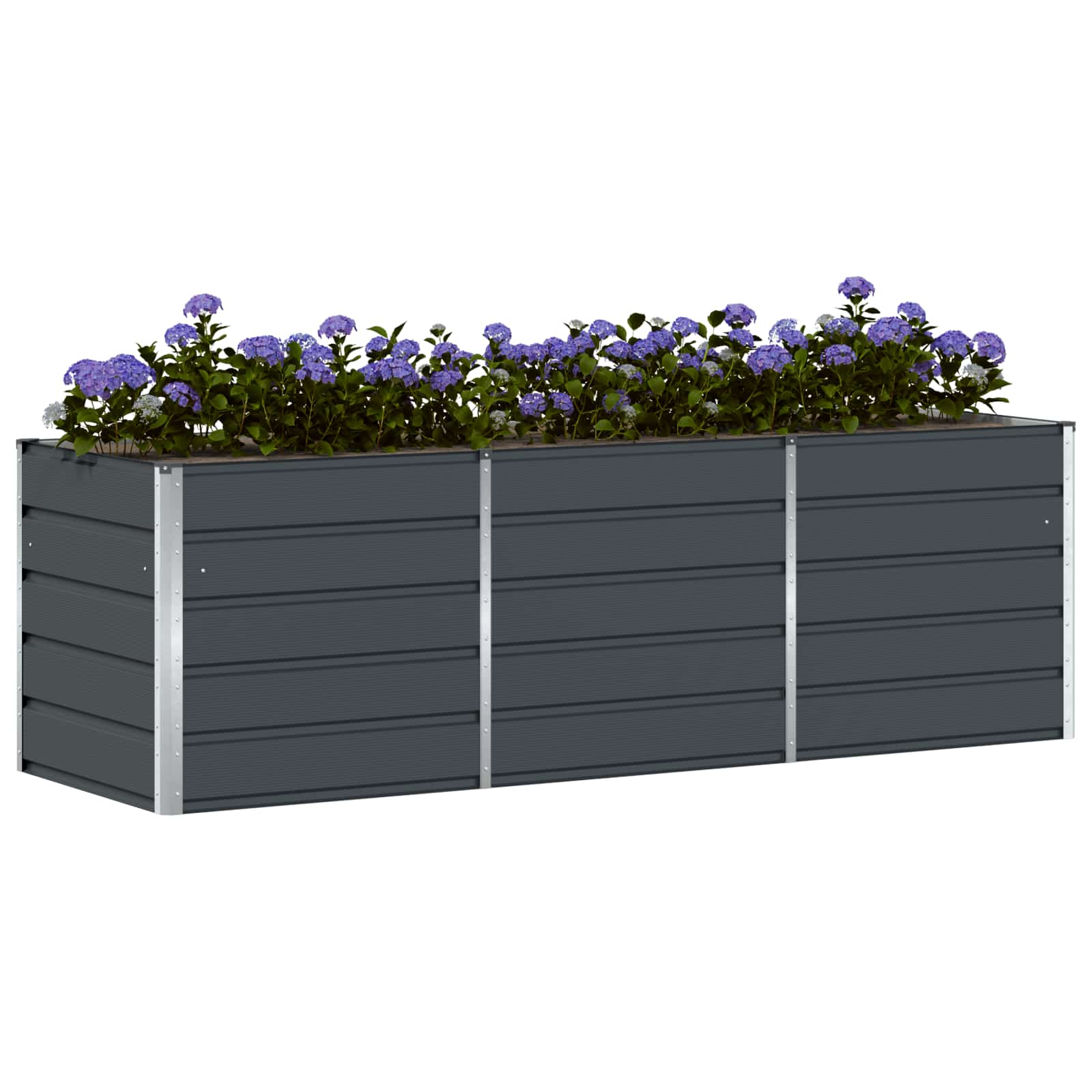 Lovelis Antracitas 240 x 80 x 75 cm Plienas Lovelis Antracitas 240 x 80 x 75 cm Plienas - Image 4