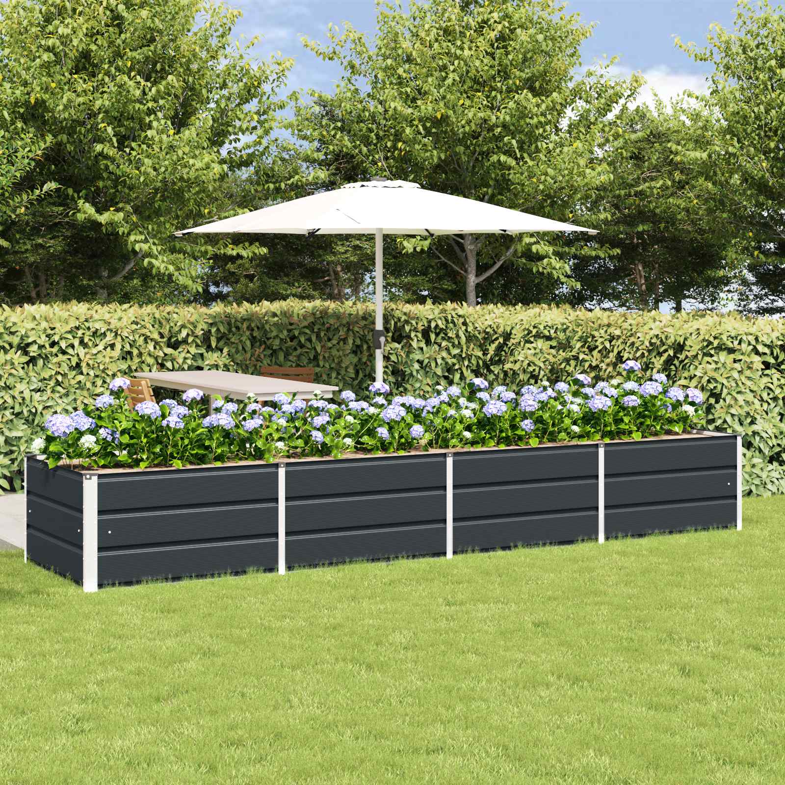 Lovelis Antracitas 320 x 80 x 45 cm Plienas Lovelis Antracitas 320 x 80 x 45 cm Plienas - Image 2