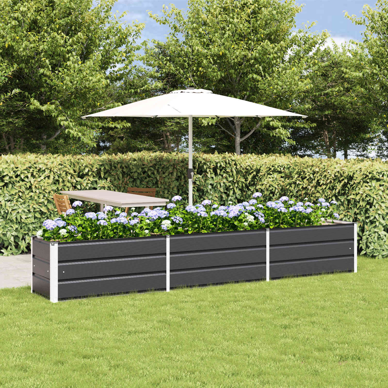 Lovelis Antracitas 290 x 50 x 45 cm Cinkuota plienas Lovelis Antracitas 290 x 50 x 45 cm Cinkuota plienas - Image 2