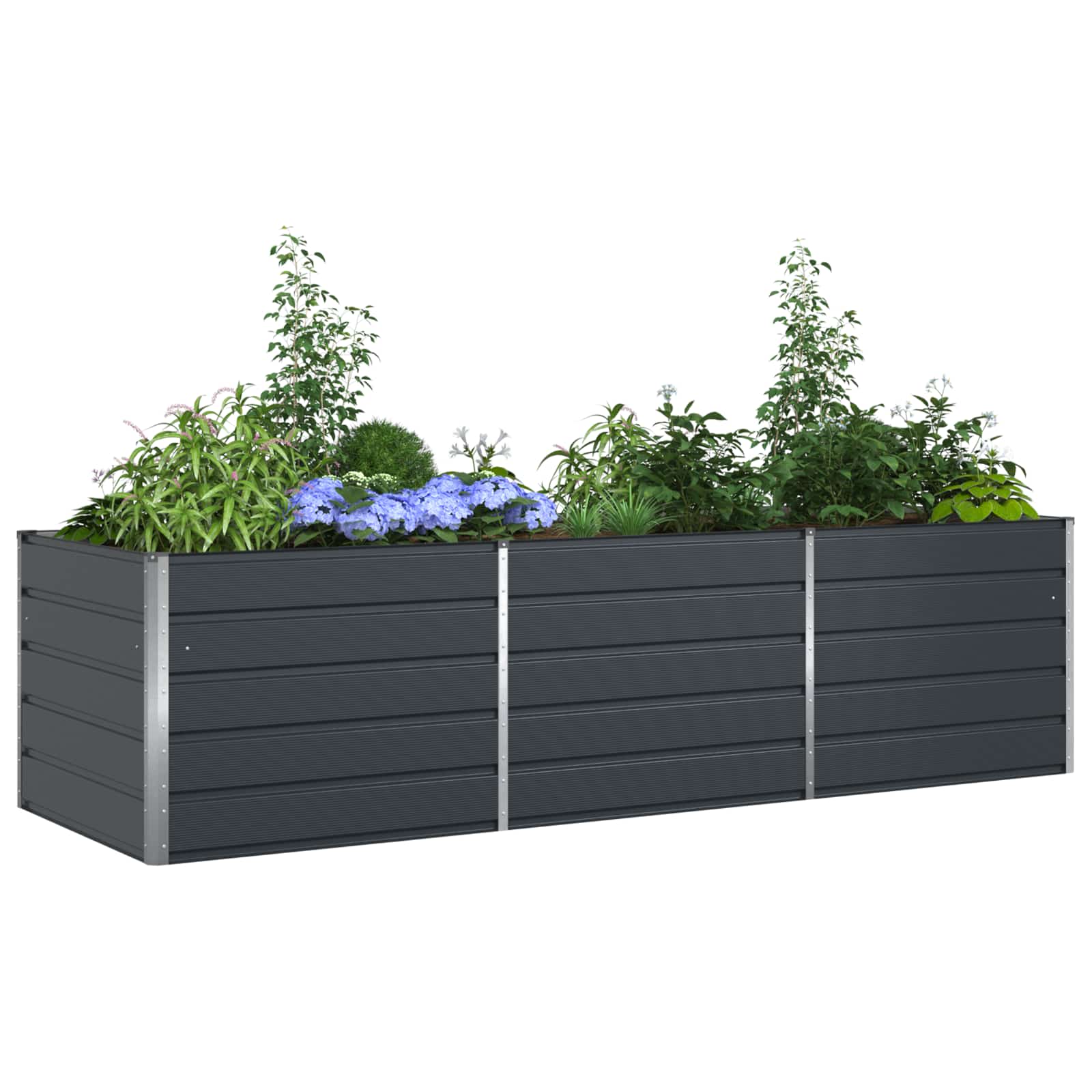 Lovelis Antracito 290 x 100 x 75 cm Galvanizuotas plienas Lovelis Antracito 290 x 100 x 75 cm Galvanizuotas plienas - Image 4