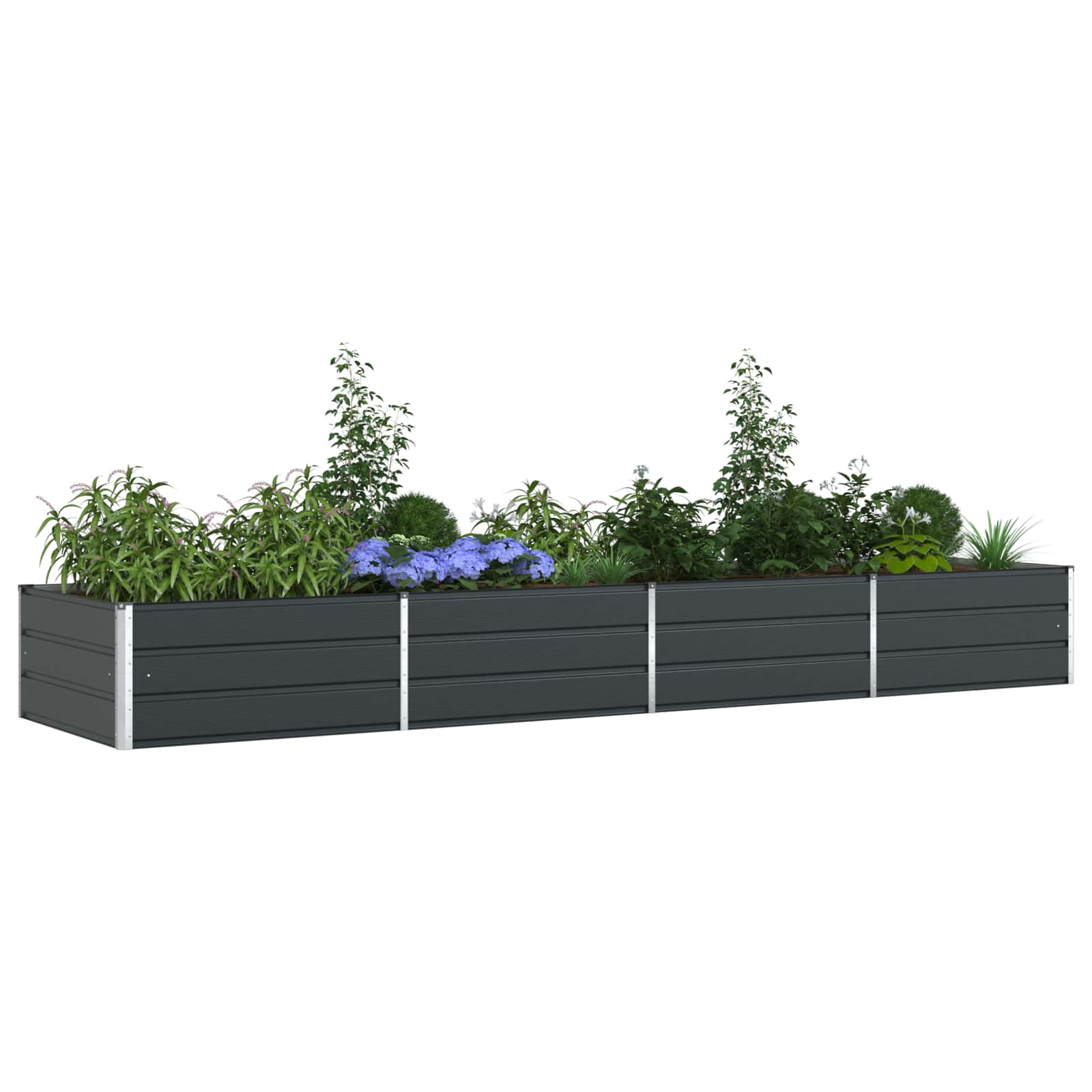 Lovelis Antracito 385 x 100 x 45 cm Galvanizuotas plienas Lovelis Antracito 385 x 100 x 45 cm Galvanizuotas plienas - Image 4
