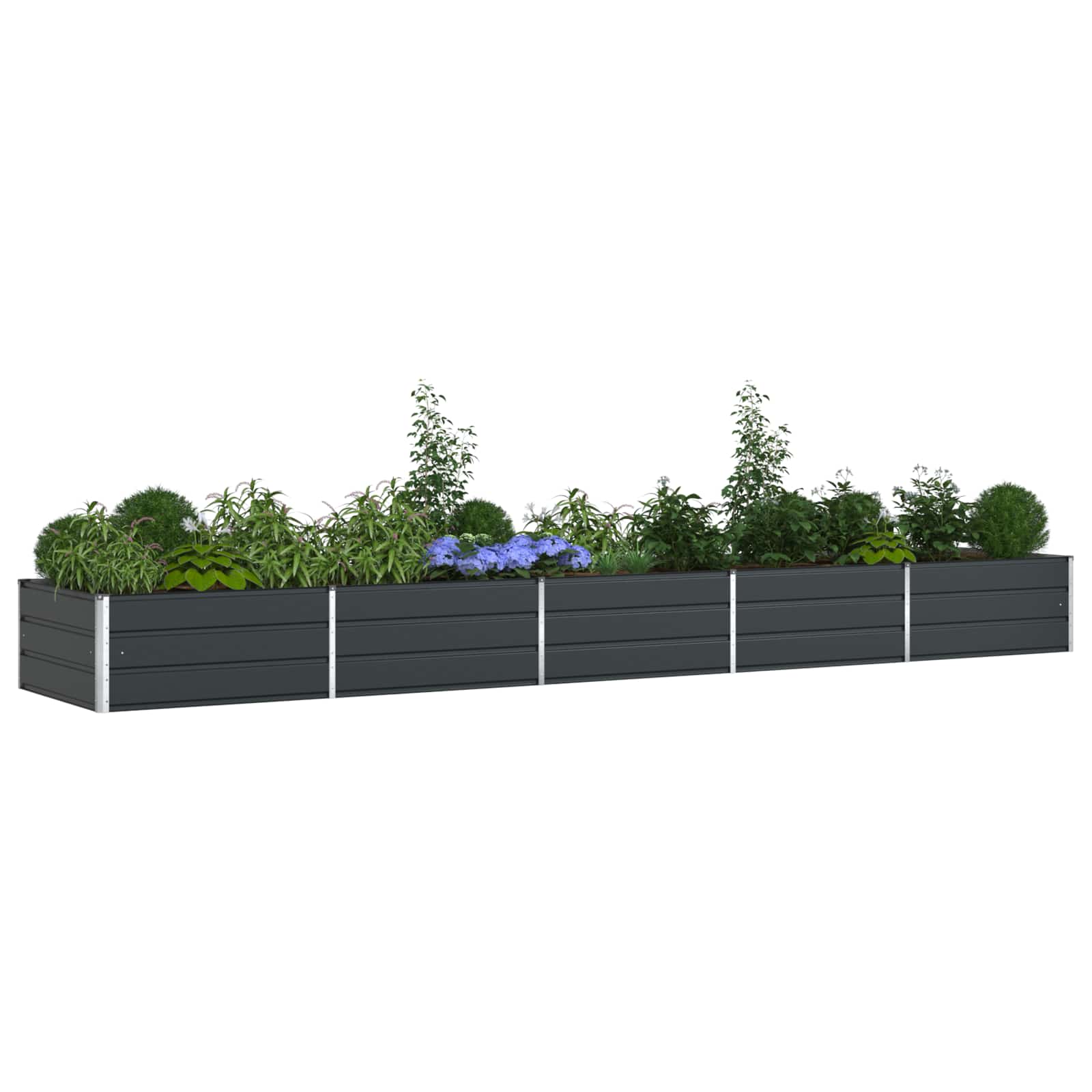 Lovelis Antracito 480 x 100 x 45 cm Galvanizuotas plienas Lovelis Antracito 480 x 100 x 45 cm Galvanizuotas plienas - Image 4
