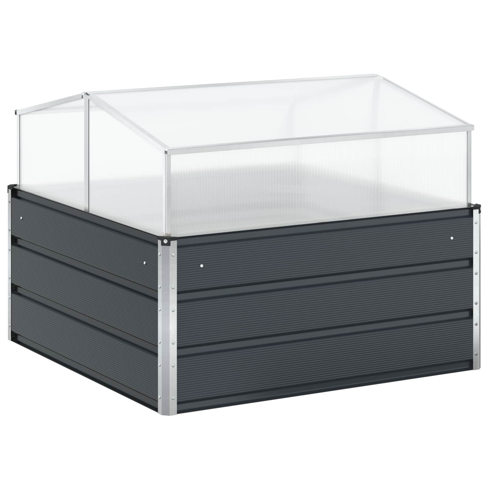 Lovelis Antracito 100 x 100 x 77 cm Galvanizuotas plienas Lovelis Antracito 100 x 100 x 77 cm Galvanizuotas plienas - Image 3