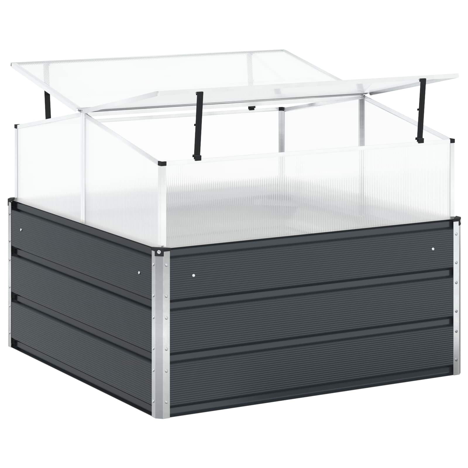 Lovelis Antracito 100 x 100 x 77 cm Galvanizuotas plienas Lovelis Antracito 100 x 100 x 77 cm Galvanizuotas plienas - Image 9