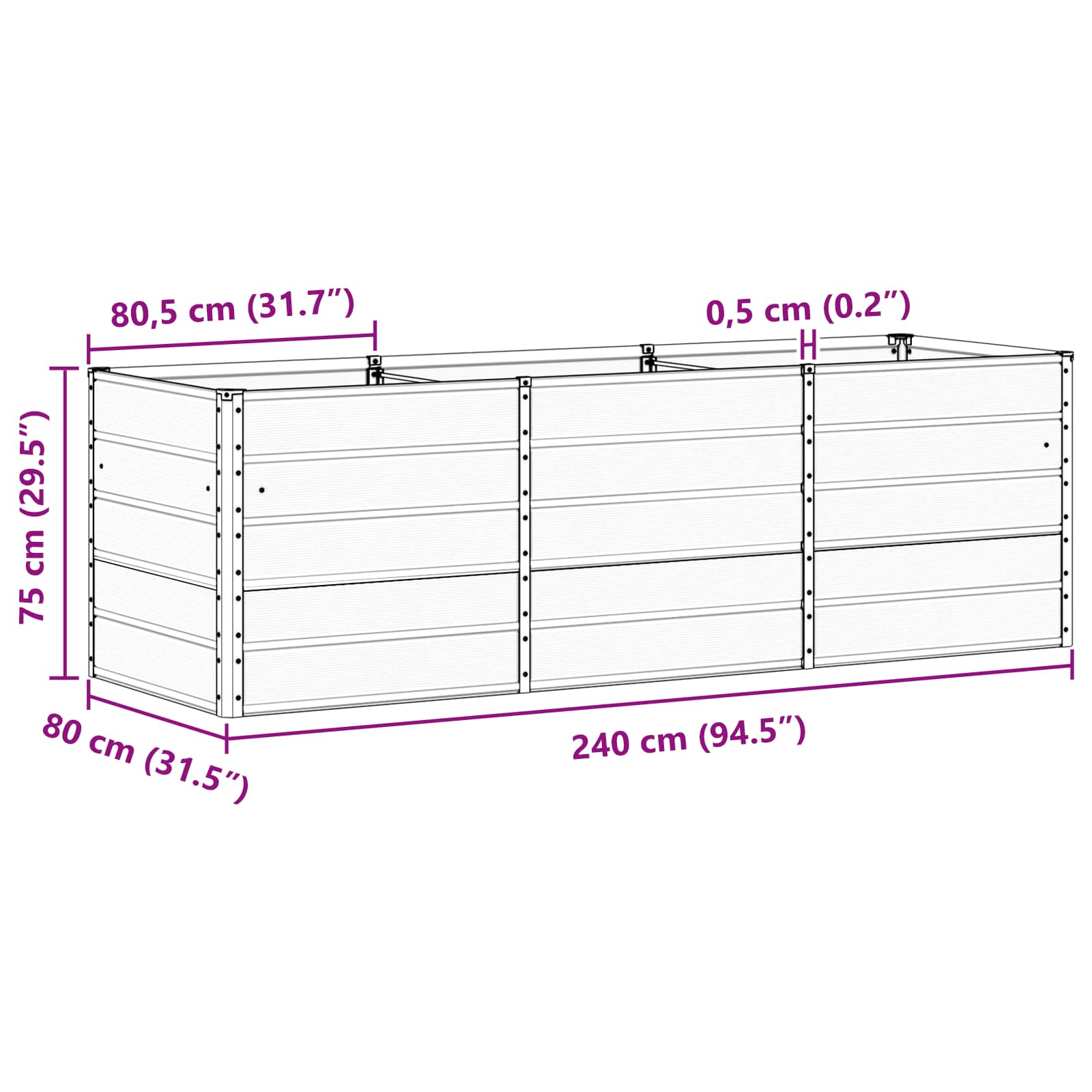 Lovelis Žalia 240 x 80 x 75 cm Plienas Lovelis Žalia 240 x 80 x 75 cm Plienas