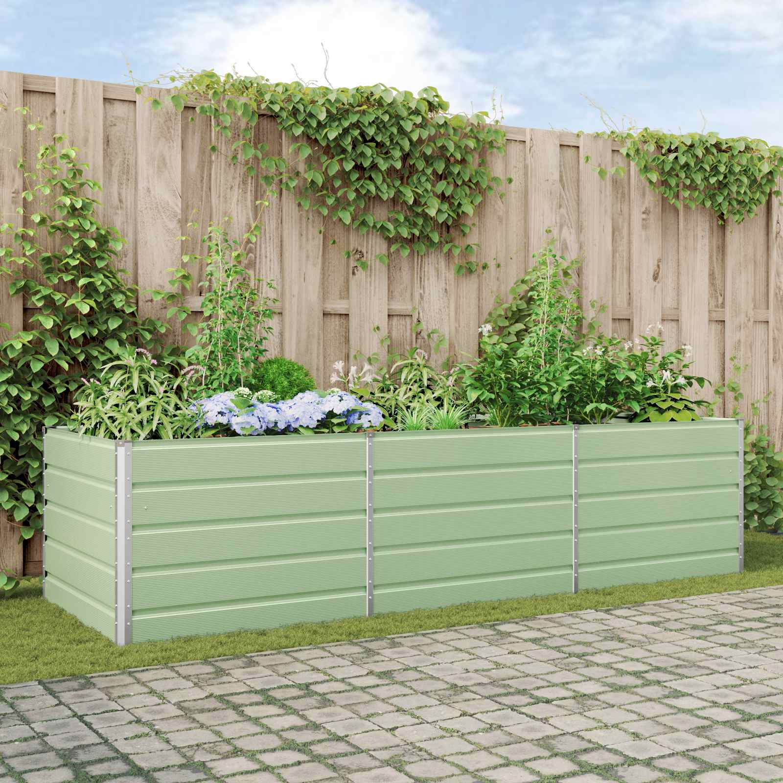 Lovelis Pastelinė žalia 290 x 100 x 75 cm Galvanizuotas plienas Lovelis Pastelinė žalia 290 x 100 x 75 cm Galvanizuotas plienas - Image 2