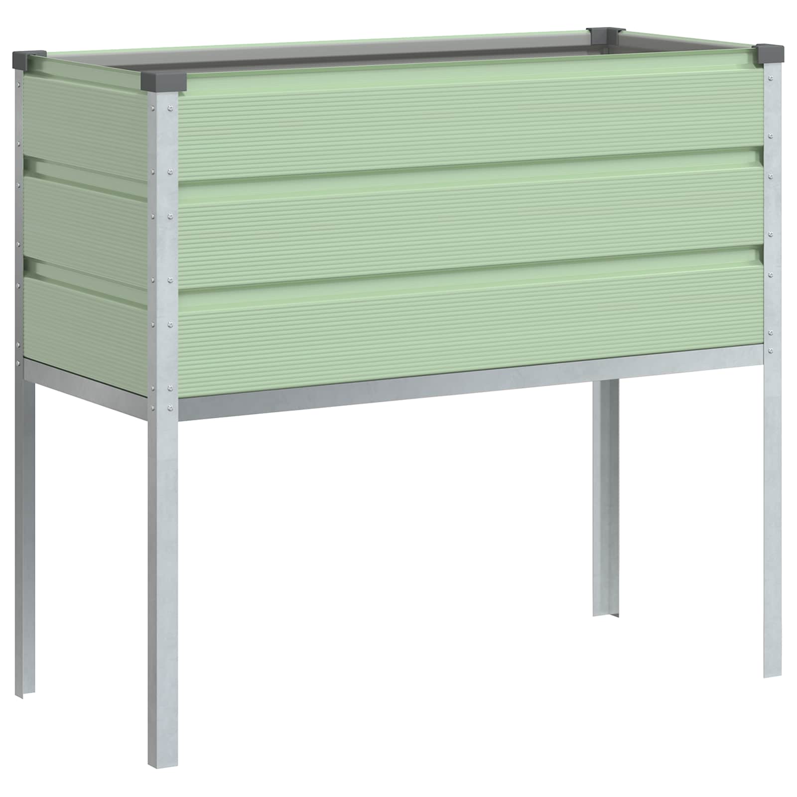 Lovelis Palenkinta Žalia 100 x 45 x 90 cm Cinkuota plienas Lovelis Palenkinta Žalia 100 x 45 x 90 cm Cinkuota plienas - Image 7