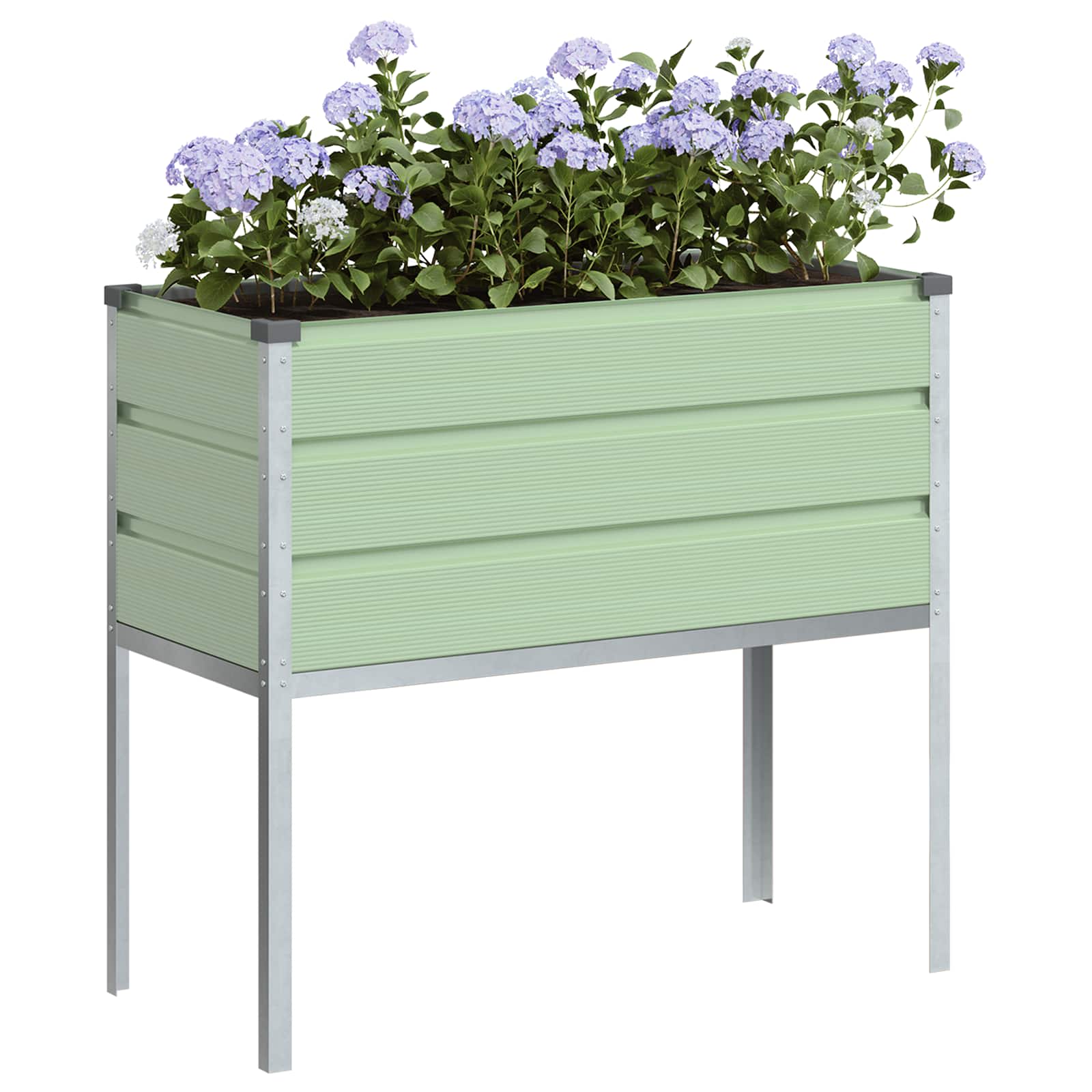 Lovelis Palenkinta Žalia 100 x 45 x 90 cm Cinkuota plienas Lovelis Palenkinta Žalia 100 x 45 x 90 cm Cinkuota plienas - Image 4