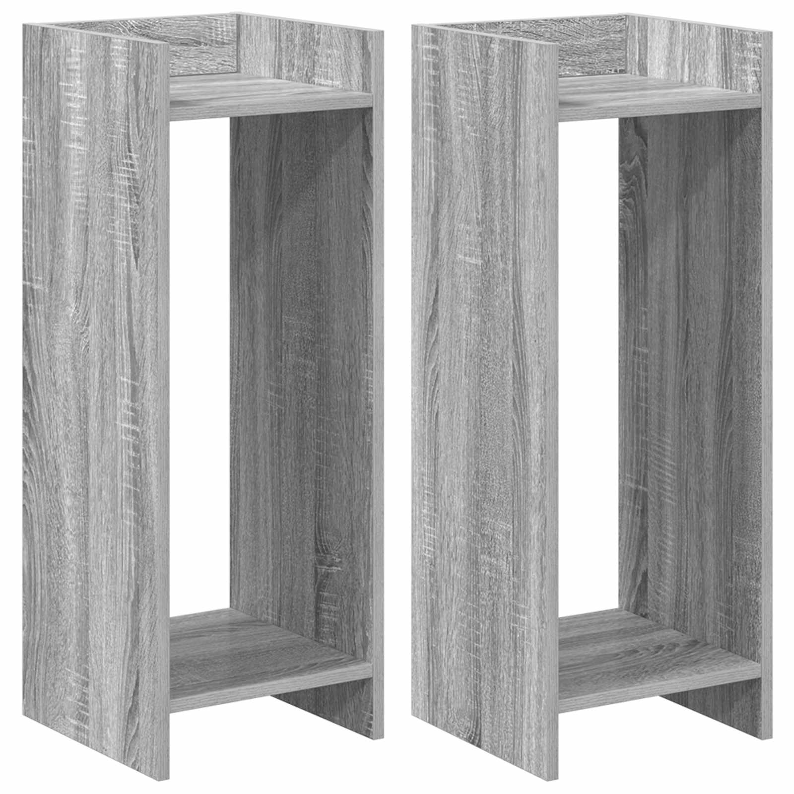 Augalų stovas 2 vnt. Pilka Sonoma 30 x 30 x 80 cm Augalų stovas 2 vnt. Pilka Sonoma 30 x 30 x 80 cm - Image 4