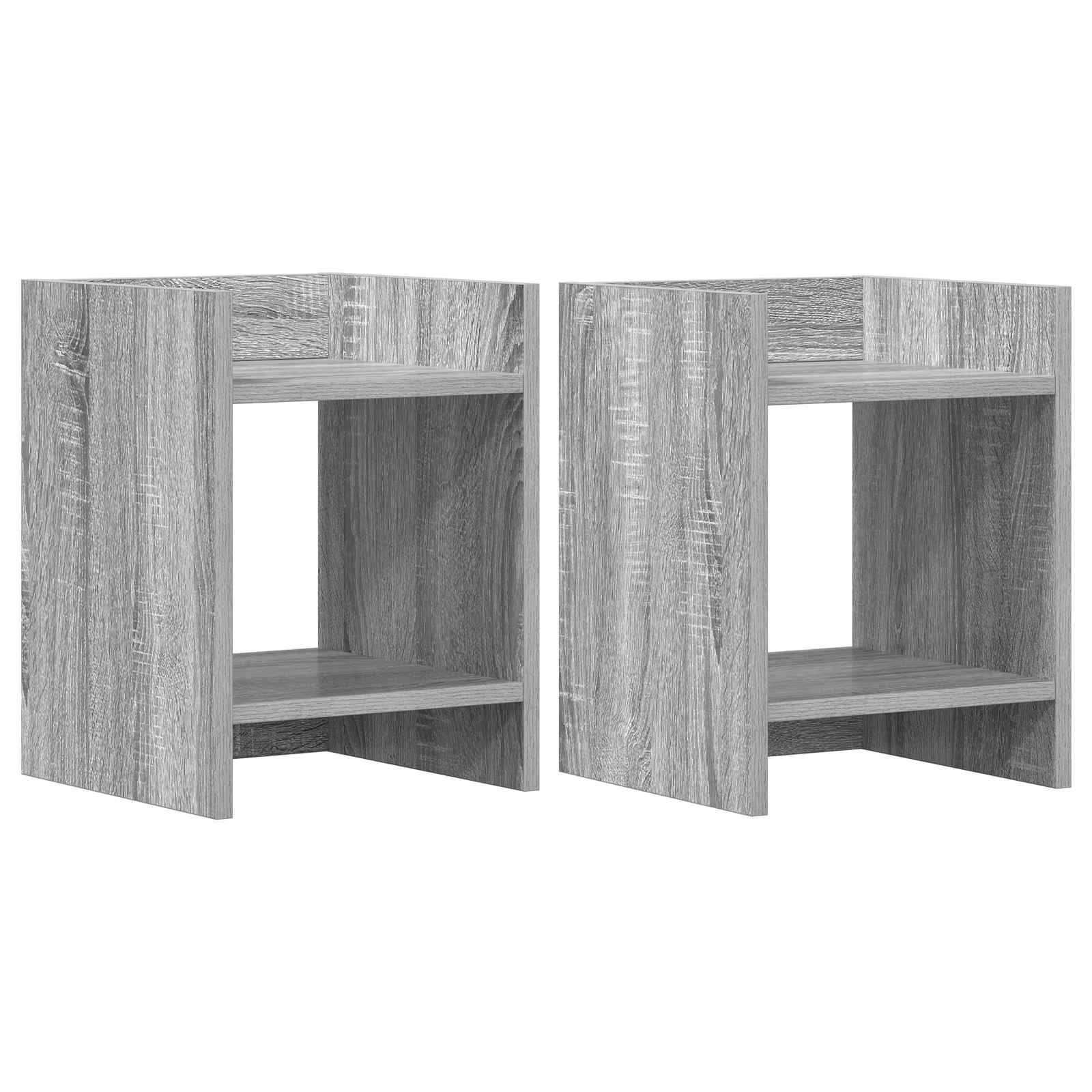 Augalų stovas 2 vnt. Pilka Sonoma 30 x 30 x 40 cm Augalų stovas 2 vnt. Pilka Sonoma 30 x 30 x 40 cm - Image 4