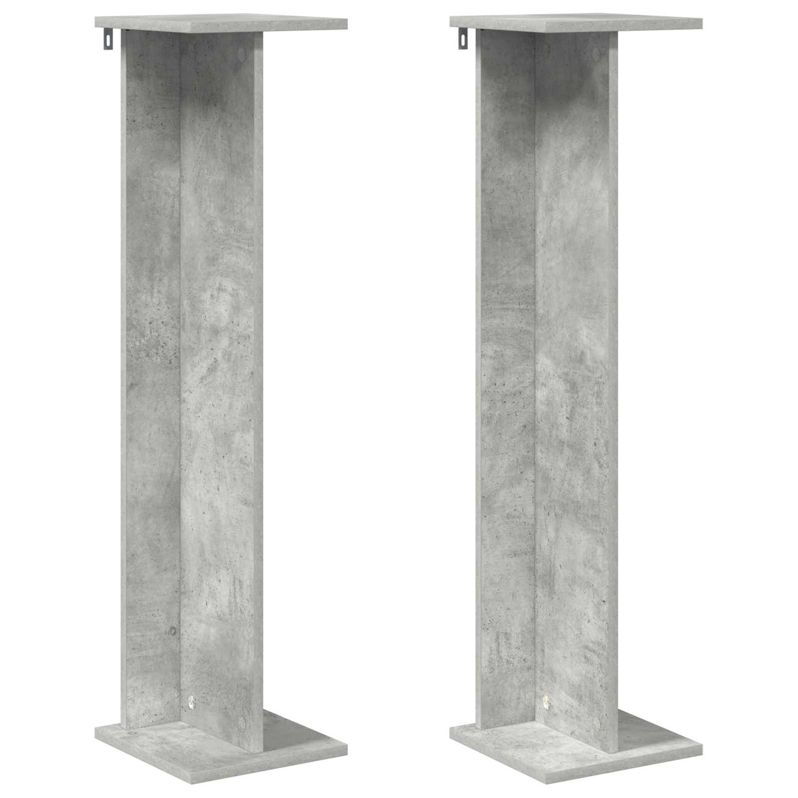 Augalų stovas 2 vnt. Betono pilka 25 x 25,5 x 100,5 cm Augalų stovas 2 vnt. Betono pilka 25 x 25,5 x 100,5 cm - Image 4