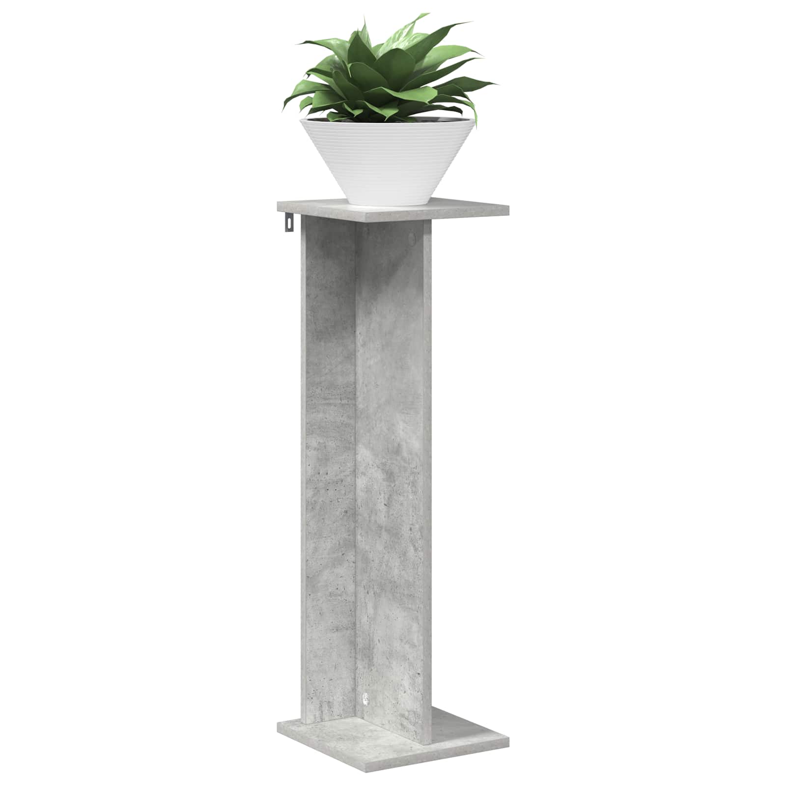 Augalų stovas Betono pilka 25 x 25,5 x 80,5 cm Apdirbta mediena Augalų stovas Betono pilka 25 x 25,5 x 80,5 cm Apdirbta mediena - Image 5