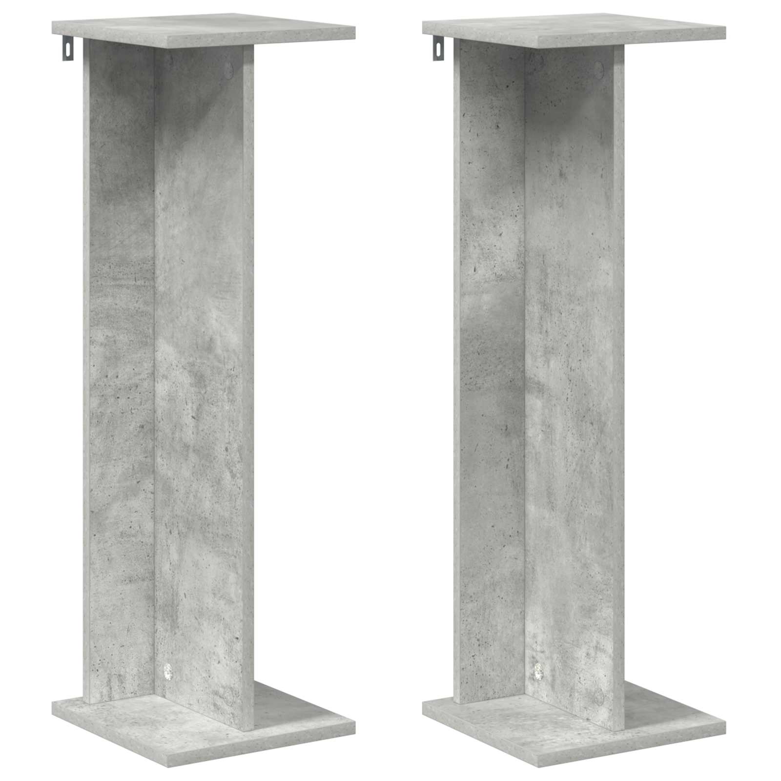 Augalų stovas 2 vnt. Betono pilka 25 x 25,5 x 80,5 cm Augalų stovas 2 vnt. Betono pilka 25 x 25,5 x 80,5 cm - Image 4