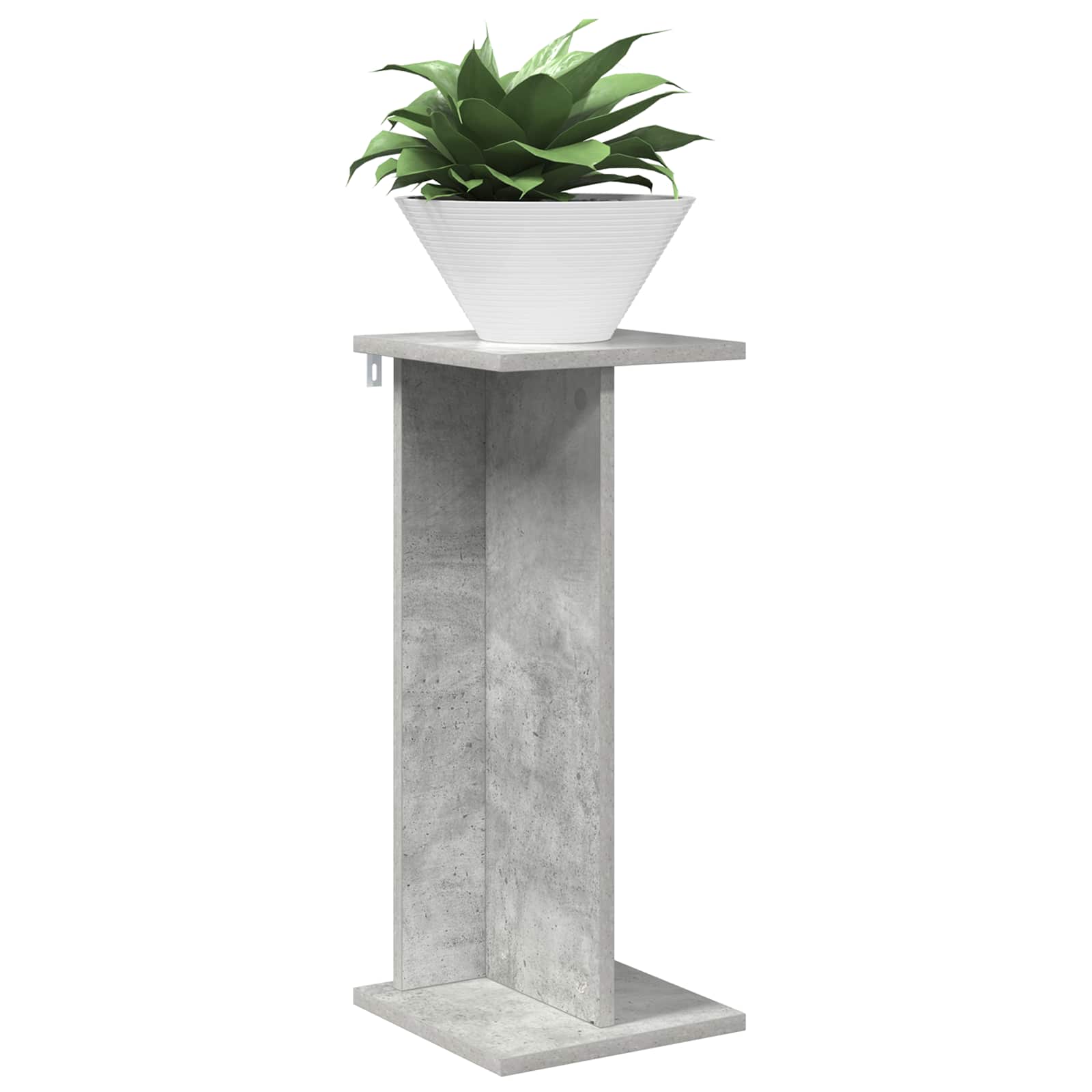 Augalų stovas 2 vnt. Betono pilka 25 x 25,5 x 60,5 cm Augalų stovas 2 vnt. Betono pilka 25 x 25,5 x 60,5 cm - Image 5