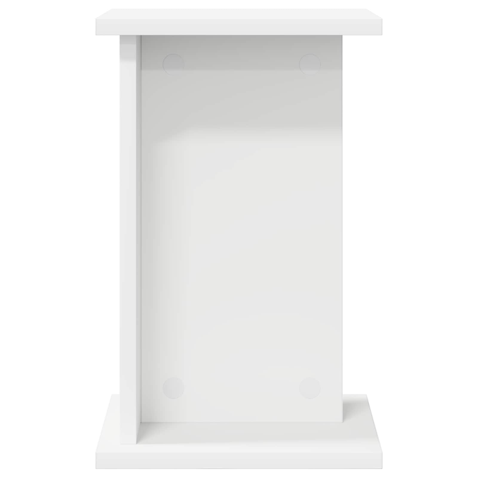 Augalų stovas 2 vnt. Balta 25 x 25,5 x 40,5 cm Apdirbta mediena Augalų stovas 2 vnt. Balta 25 x 25,5 x 40,5 cm Apdirbta mediena - Image 9