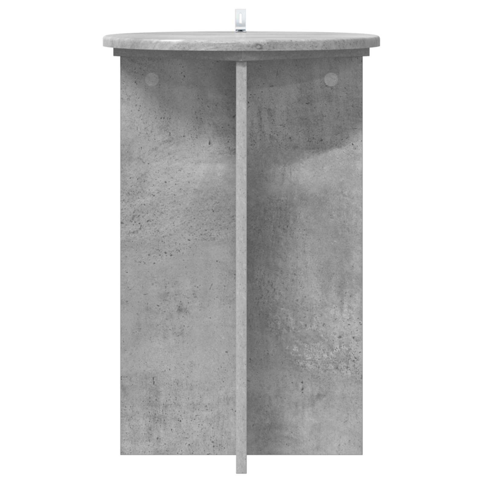 Augalų stovas 2 vnt. Betono pilka Ø40 x 60 cm Apdirbta mediena Augalų stovas 2 vnt. Betono pilka Ø40 x 60 cm Apdirbta mediena - Image 7