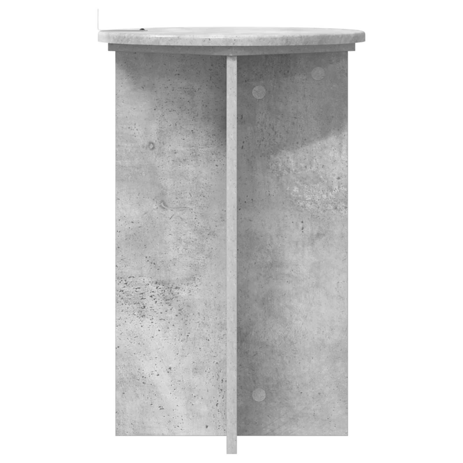 Augalų stovas 2 vnt. Betono pilka Ø40 x 60 cm Apdirbta mediena Augalų stovas 2 vnt. Betono pilka Ø40 x 60 cm Apdirbta mediena - Image 8