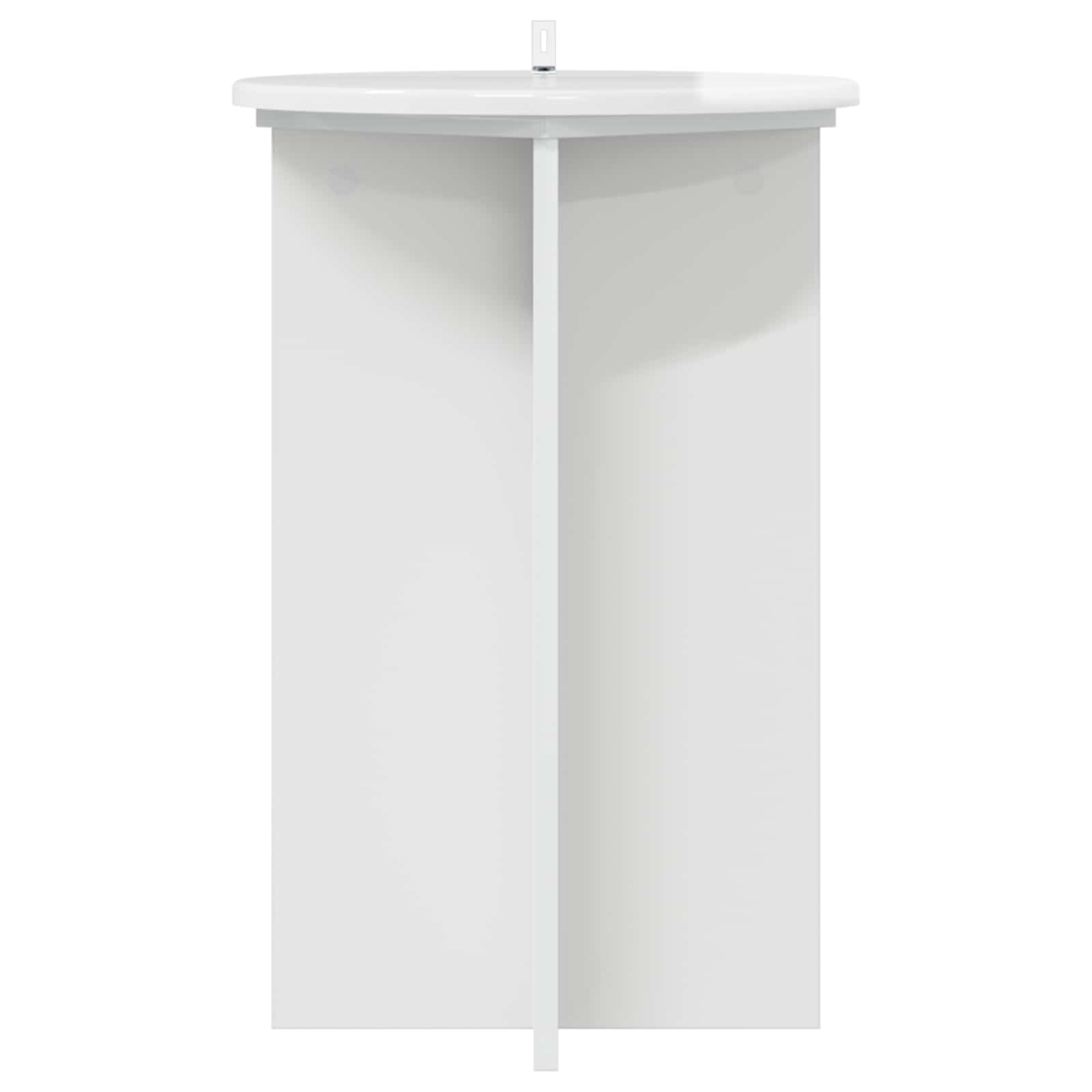 Augalų stovas 2 vnt. Itin blizgi balta Ø40 x 60 cm Augalų stovas 2 vnt. Itin blizgi balta Ø40 x 60 cm - Image 8