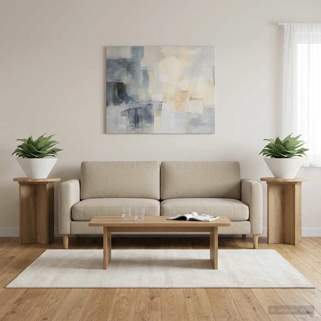 Augalų stovas 2 vnt. Artisano ąžuolo Ø29,5 x 40 cm Augalų stovas 2 vnt. Artisano ąžuolo Ø29,5 x 40 cm - Image 3
