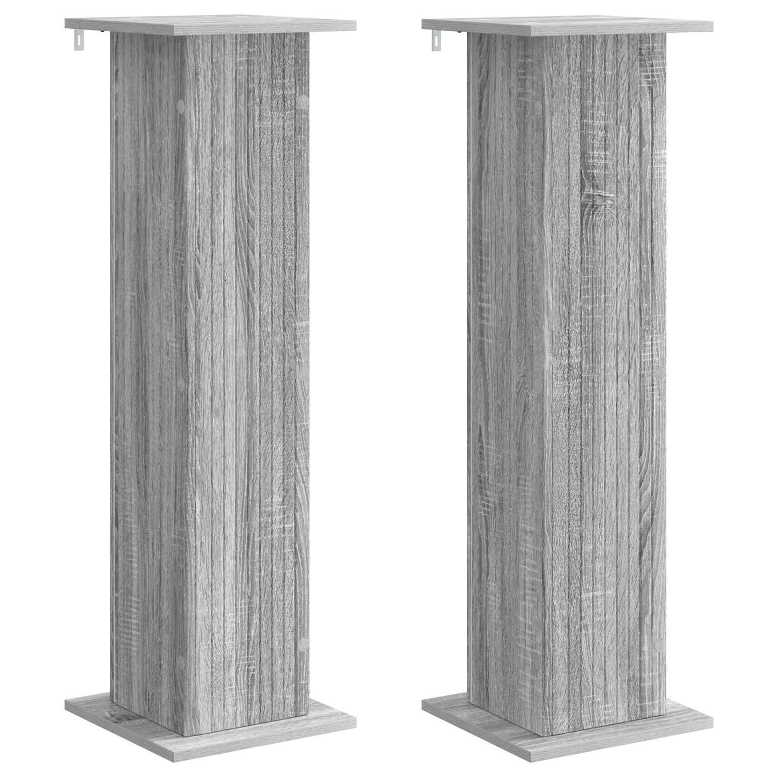 Augalų stovas 2 vnt. Pilka sonoma ąžuolo 30,5 x 30 x 100,5 cm Augalų stovas 2 vnt. Pilka sonoma ąžuolo 30,5 x 30 x 100,5 cm - Image 3