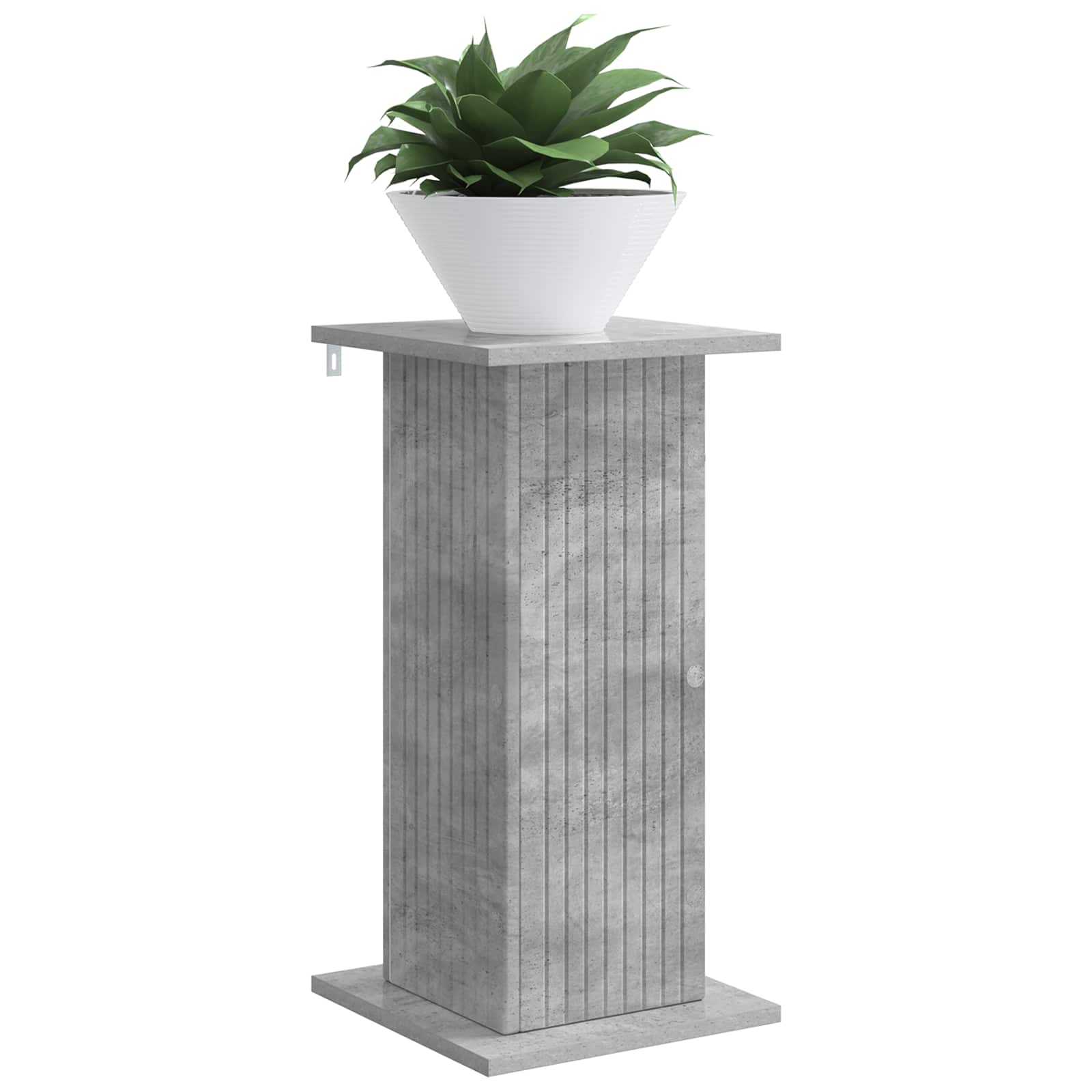 Augalų stovas Betono pilka 30,5 x 30 x 60,5 cm Apdirbta mediena Augalų stovas Betono pilka 30,5 x 30 x 60,5 cm Apdirbta mediena - Image 4