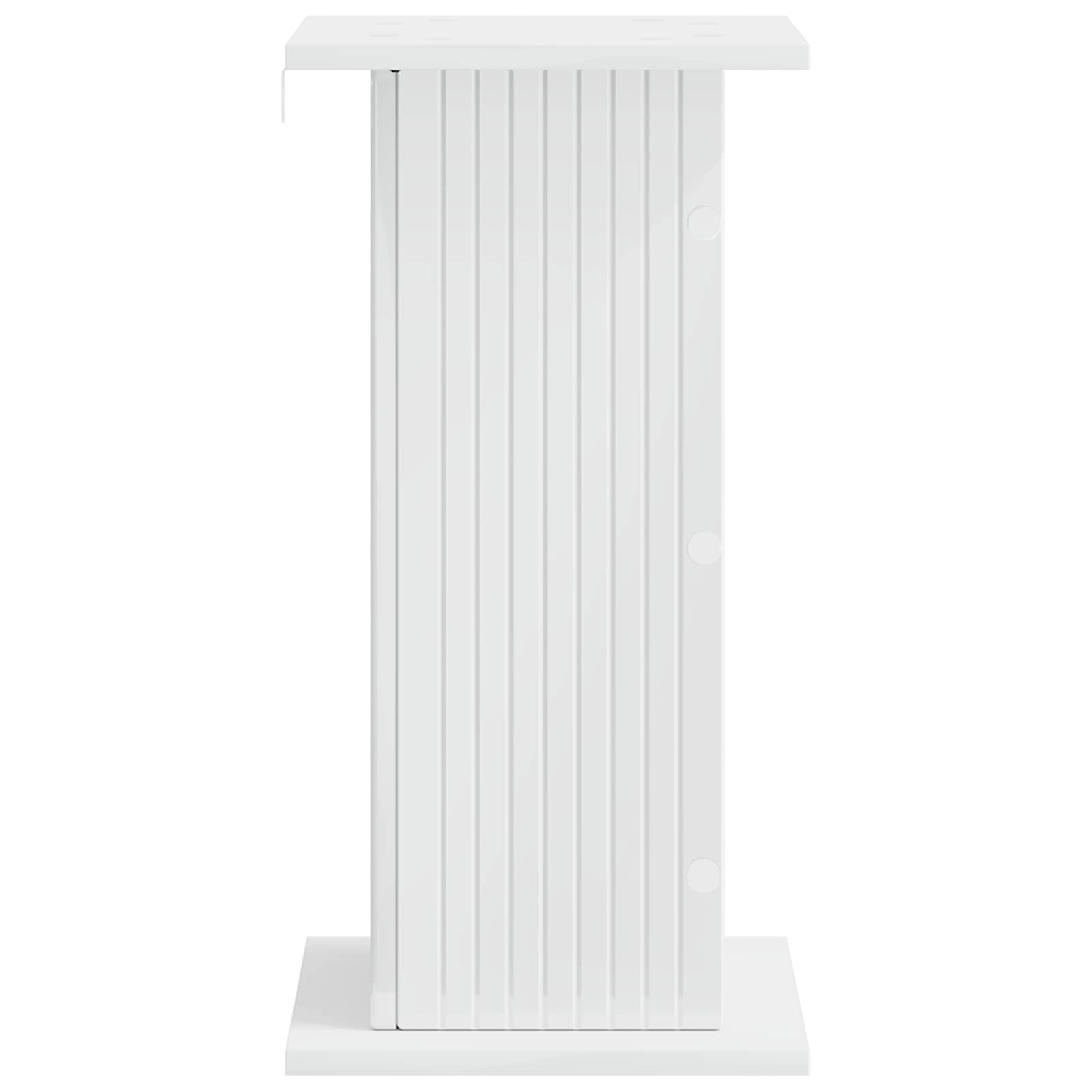 Augalų stovas Itin blizgi balta 30,5 x 30 x 60,5 cm Augalų stovas Itin blizgi balta 30,5 x 30 x 60,5 cm - Image 8