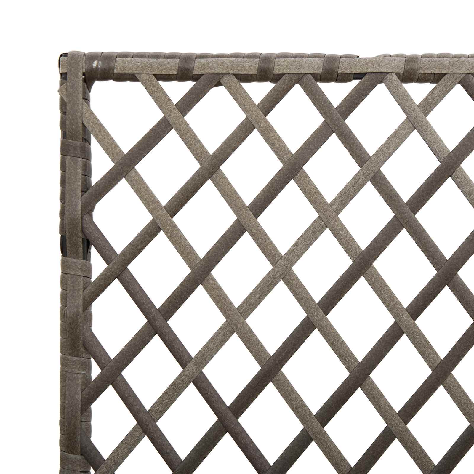 Sodas vazonas su trellis Pilka 70 x 30 x 135 cm poliratanas Sodas vazonas su trellis Pilka 70 x 30 x 135 cm poliratanas - Image 8