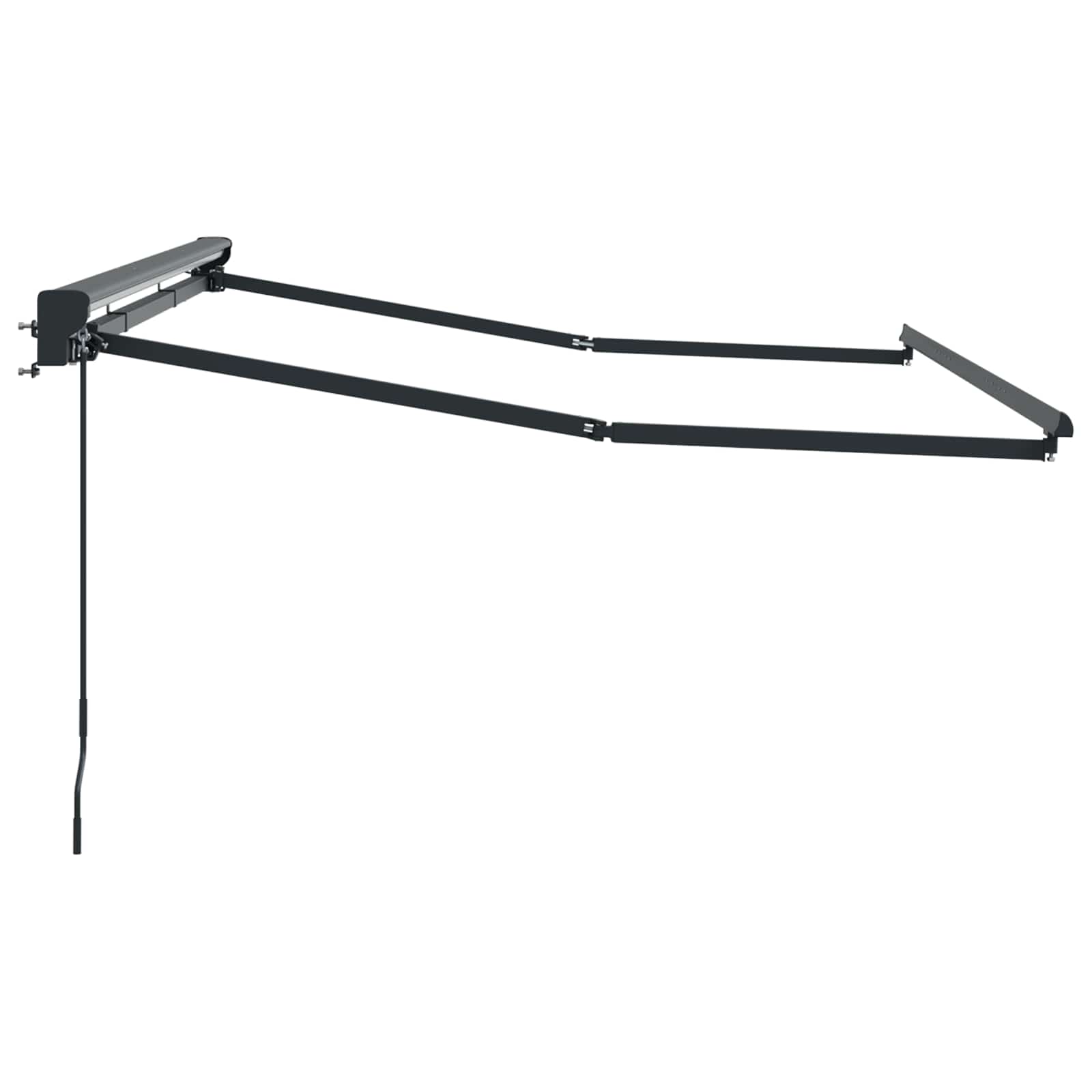 Rankinis markizės rėmas Antracitas 3 x 2 m Plienas Rankinis markizės rėmas Antracitas 3 x 2 m Plienas - Image 5