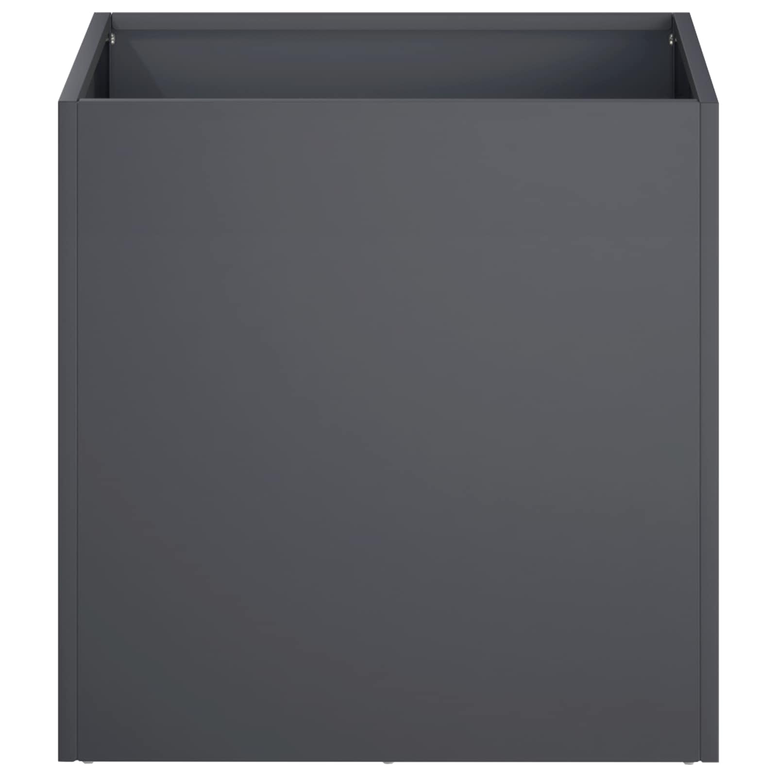 Sodo vazonas Antracito 20 x 20 x 20 cm Šaltai valcuotas plienas Sodo vazonas Antracito 20 x 20 x 20 cm Šaltai valcuotas plienas - Image 4