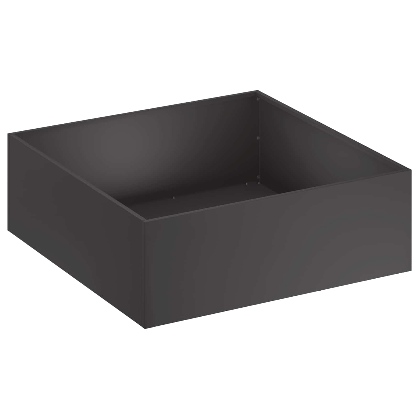 Sodo vazonas Juoda 40 x 40 x 20 cm Šaltai valcuotas plienas Sodo vazonas Juoda 40 x 40 x 20 cm Šaltai valcuotas plienas - Image 3