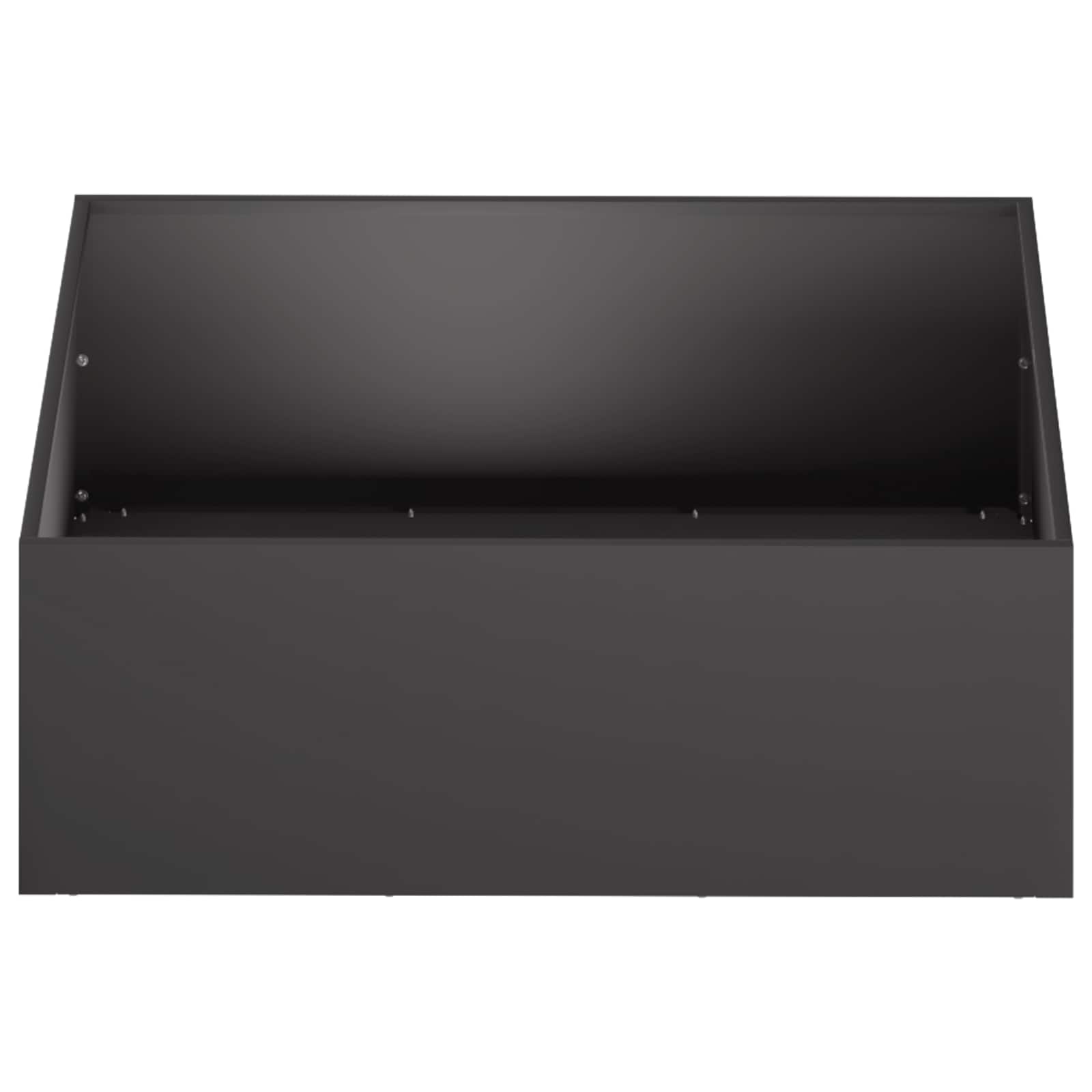 Sodo vazonas 2 vnt. Juoda 60 x 60 x 20 cm Sodo vazonas 2 vnt. Juoda 60 x 60 x 20 cm - Image 5