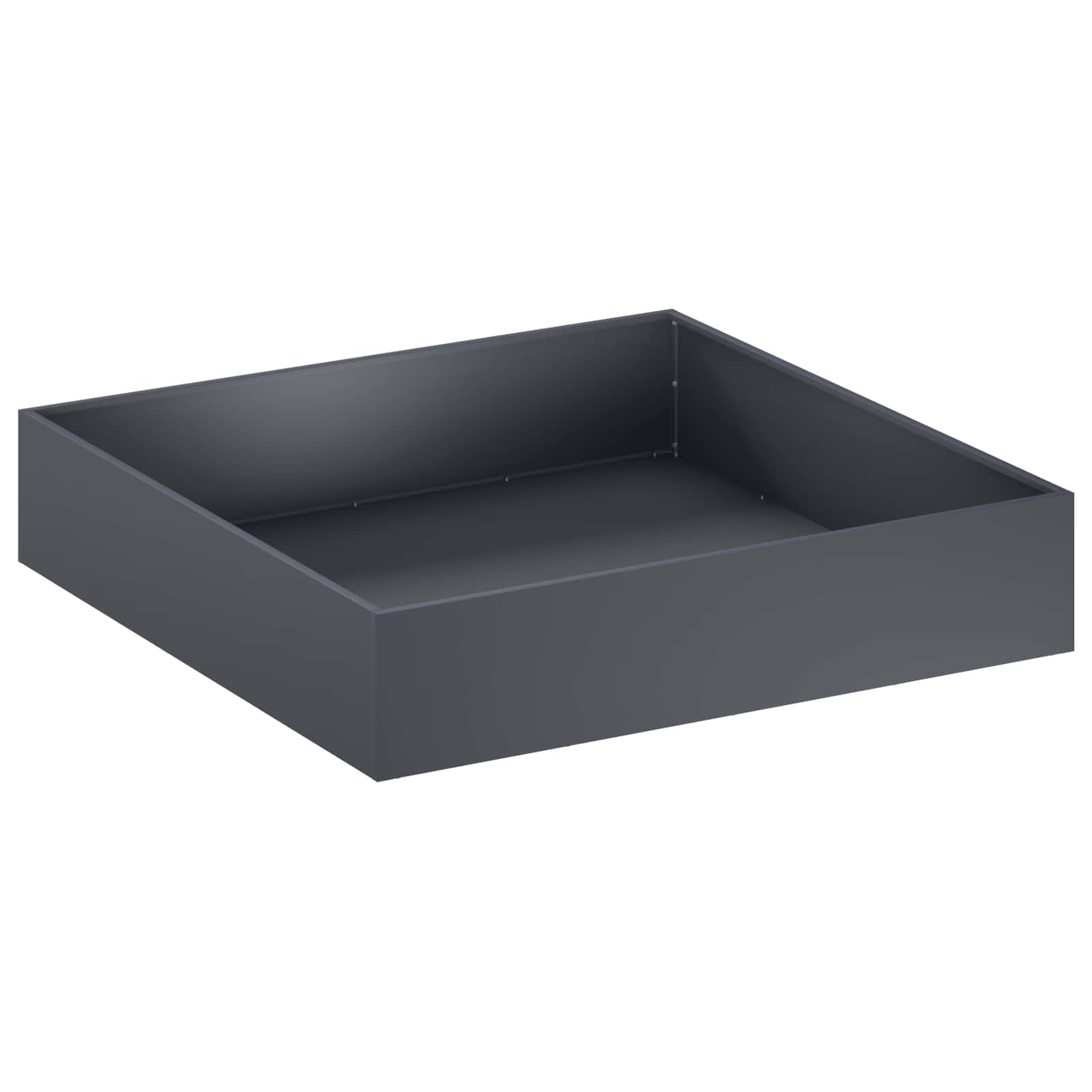 Sodo vazonas 2 vnt. Antracito 80 x 80 x 20 cm Sodo vazonas 2 vnt. Antracito 80 x 80 x 20 cm - Image 4