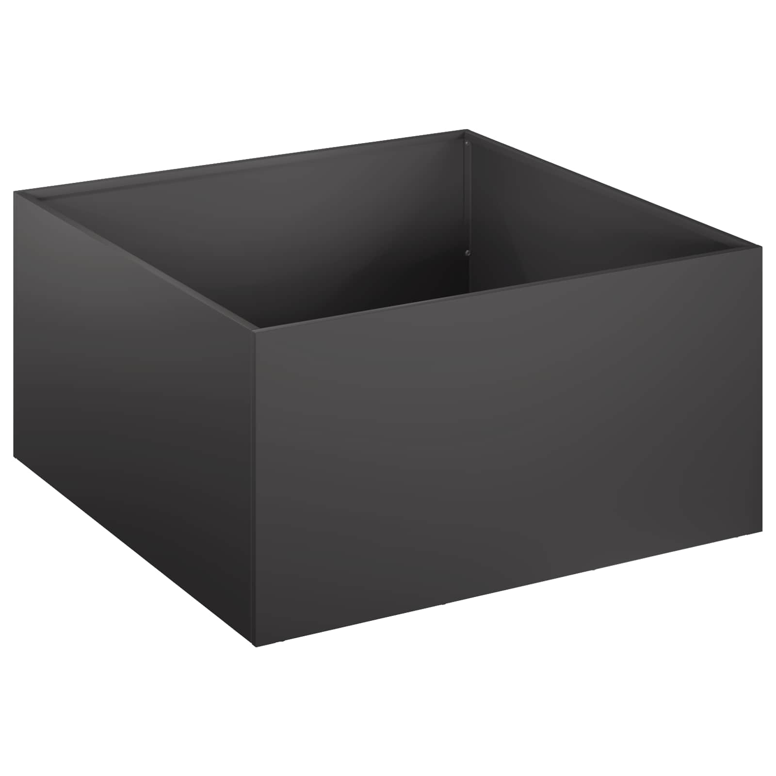 Sodo vazonas Juoda 60 x 60 x 30 cm Šaltai valcuotas plienas Sodo vazonas Juoda 60 x 60 x 30 cm Šaltai valcuotas plienas - Image 3