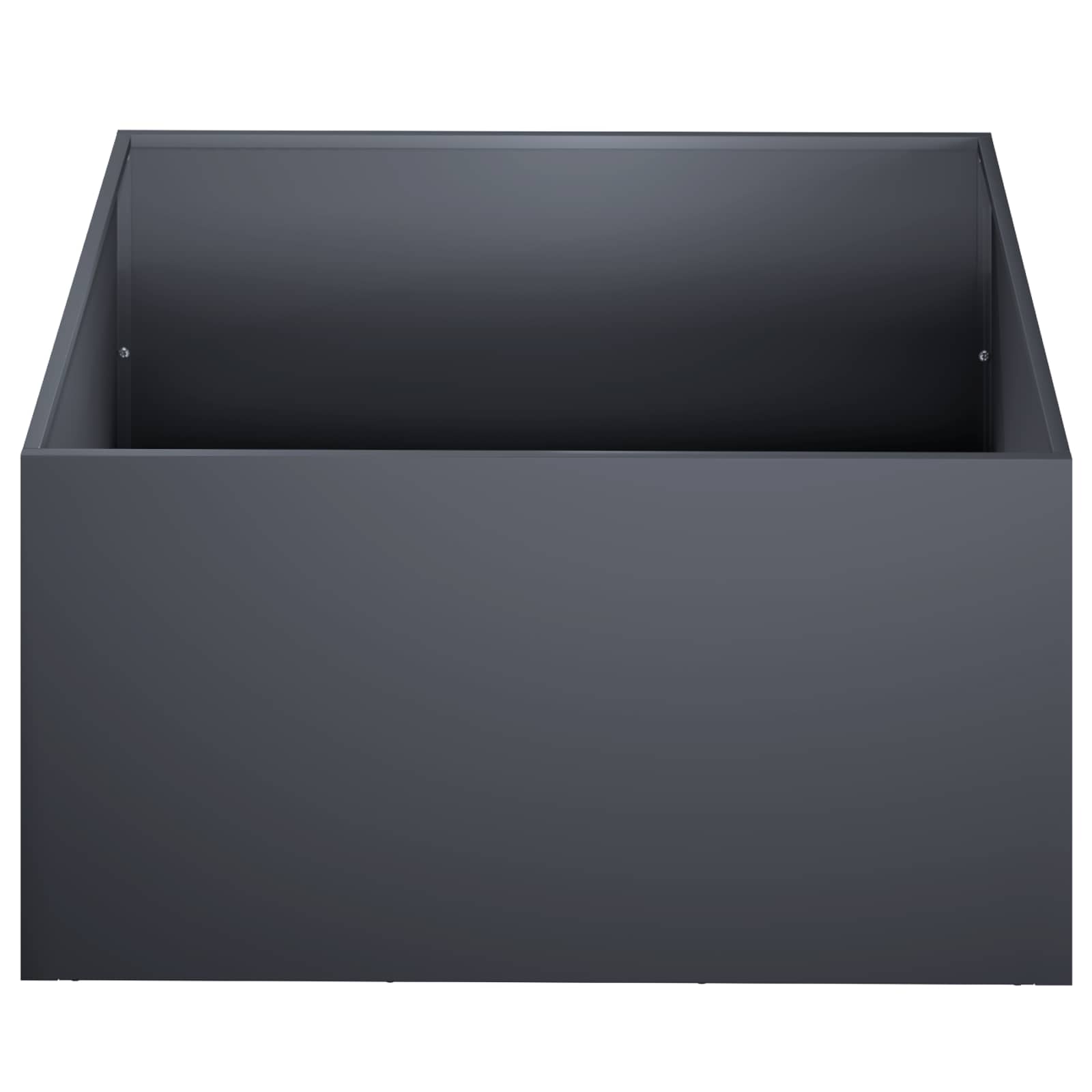 Sodo vazonas Antracito 60 x 60 x 30 cm Šaltai valcuotas plienas Sodo vazonas Antracito 60 x 60 x 30 cm Šaltai valcuotas plienas - Image 4