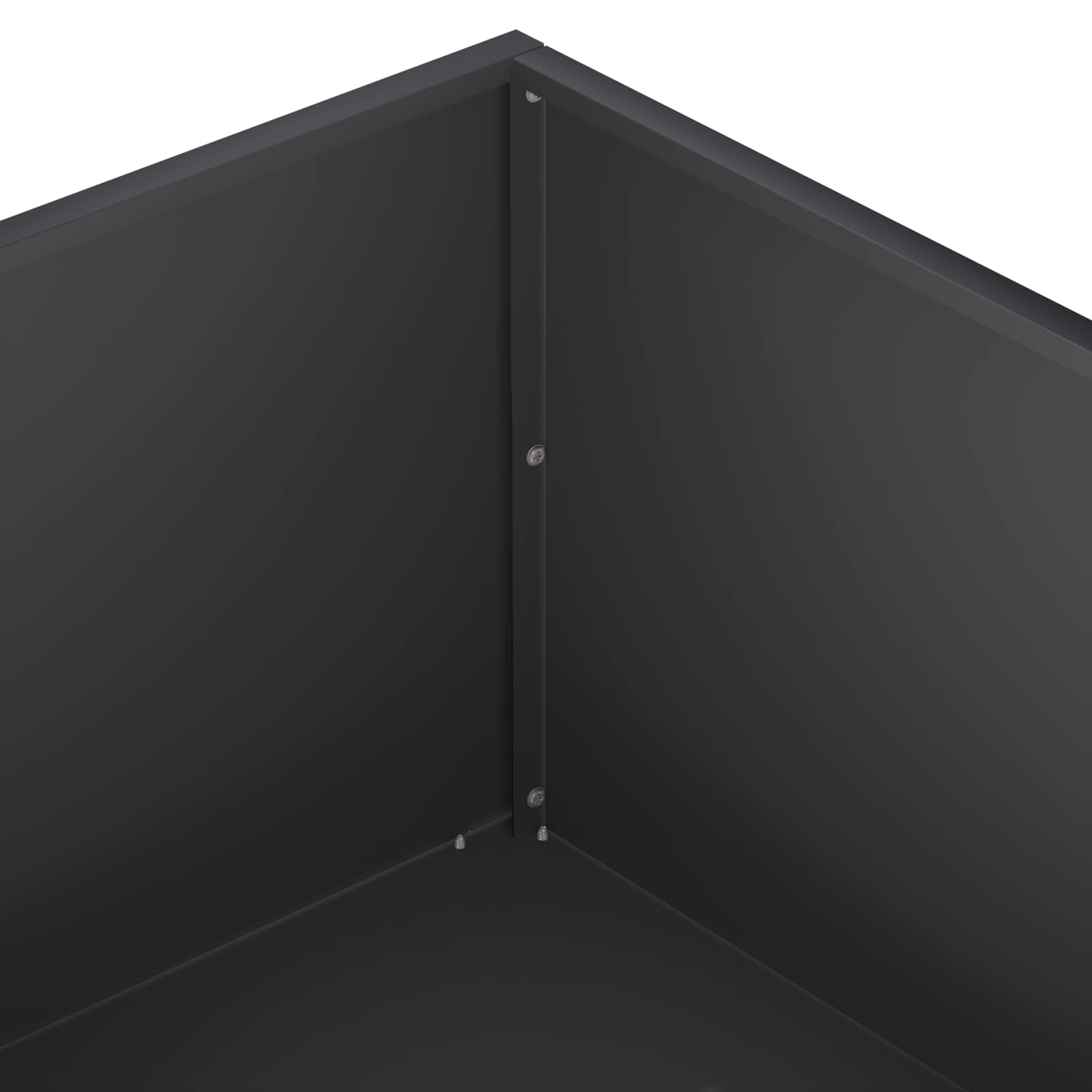 Sodo vazonas Juoda 100 x 100 x 30 cm Šaltai valcuotas plienas Sodo vazonas Juoda 100 x 100 x 30 cm Šaltai valcuotas plienas - Image 6
