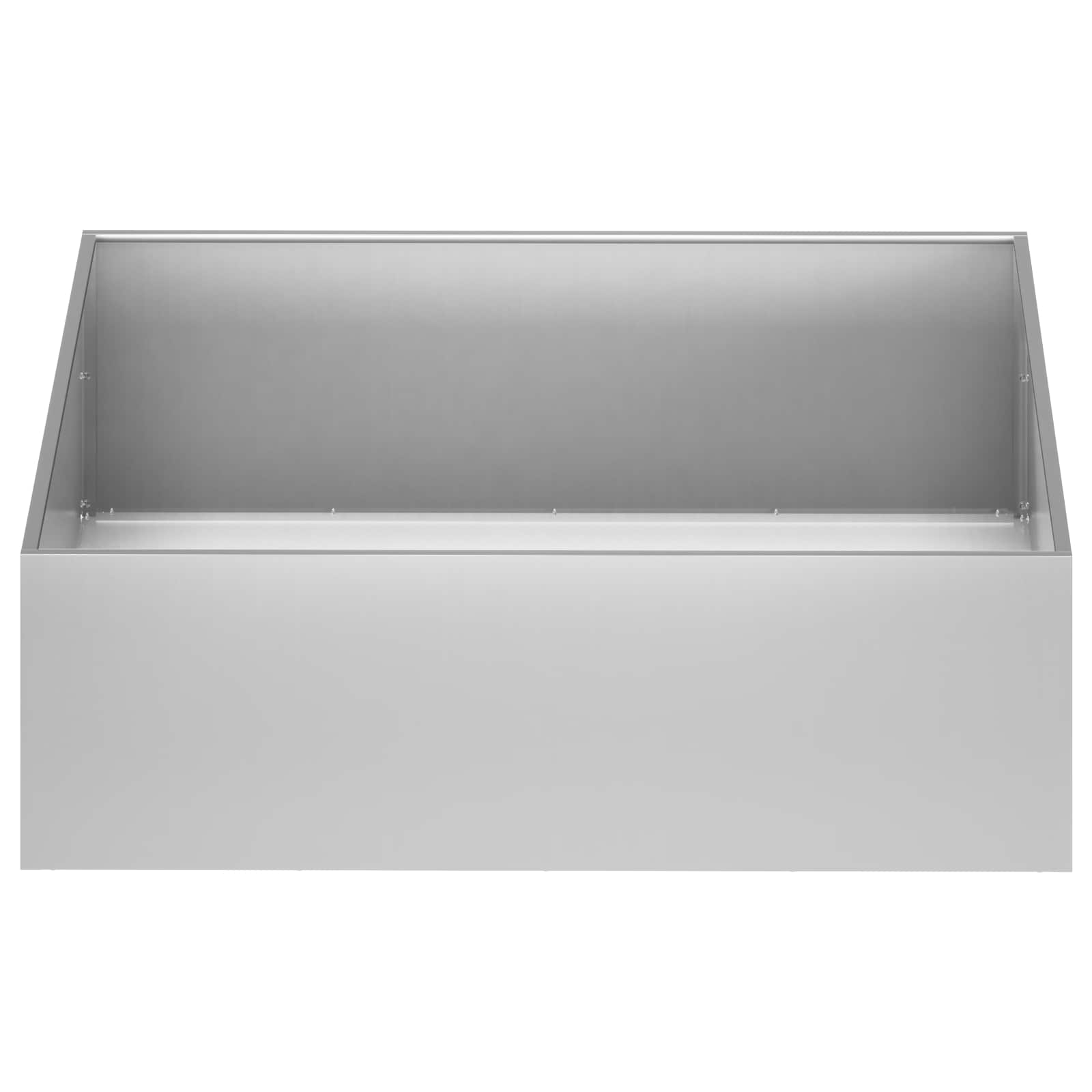 Sodo vazonas Sidabrinė 100 x 100 x 30 cm Galvanizuotas plienas Sodo vazonas Sidabrinė 100 x 100 x 30 cm Galvanizuotas plienas - Image 4