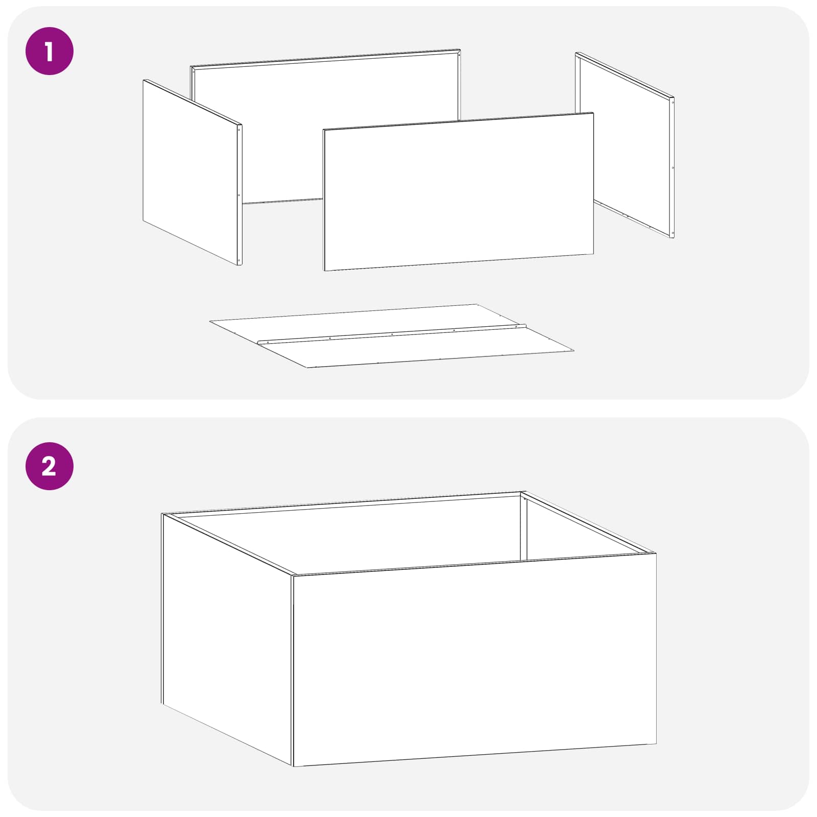 Sodo vazonas Antracito 60 x 60 x 40 cm Šaltai valcuotas plienas Sodo vazonas Antracito 60 x 60 x 40 cm Šaltai valcuotas plienas - Image 7