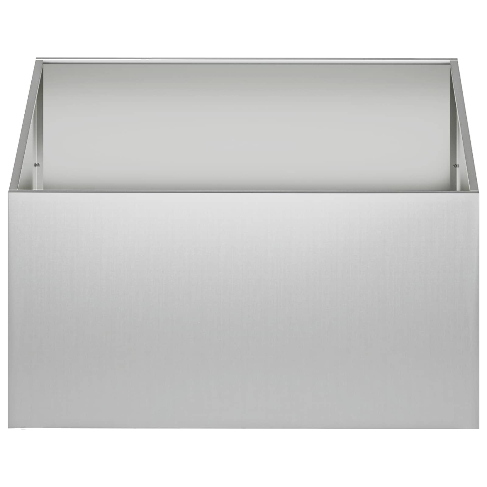 Sodo vazonas Sidabrinė 60 x 60 x 40 cm Galvanizuotas plienas Sodo vazonas Sidabrinė 60 x 60 x 40 cm Galvanizuotas plienas - Image 4