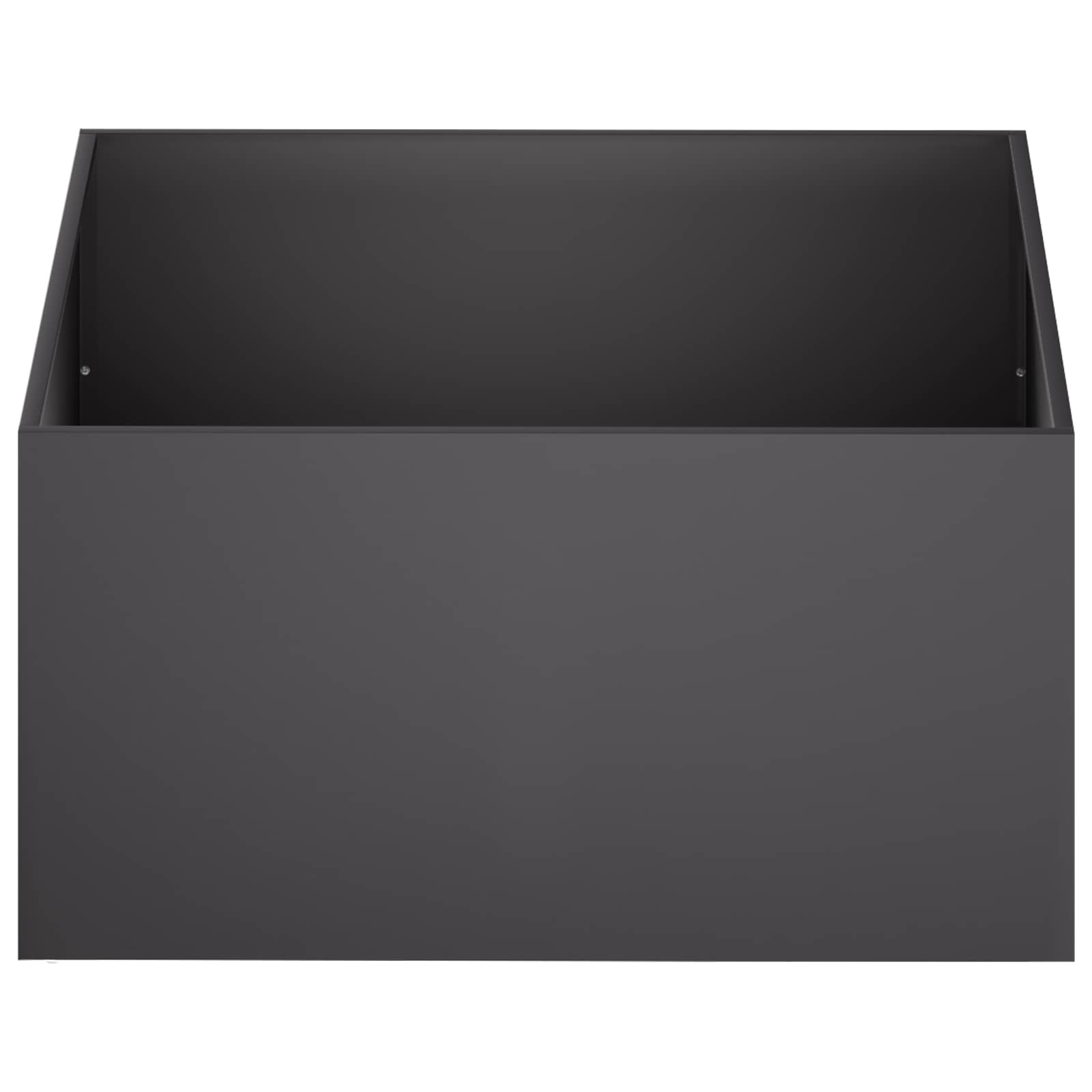Sodo vazonas Juoda 80 x 80 x 40 cm Šaltai valcuotas plienas Sodo vazonas Juoda 80 x 80 x 40 cm Šaltai valcuotas plienas - Image 4