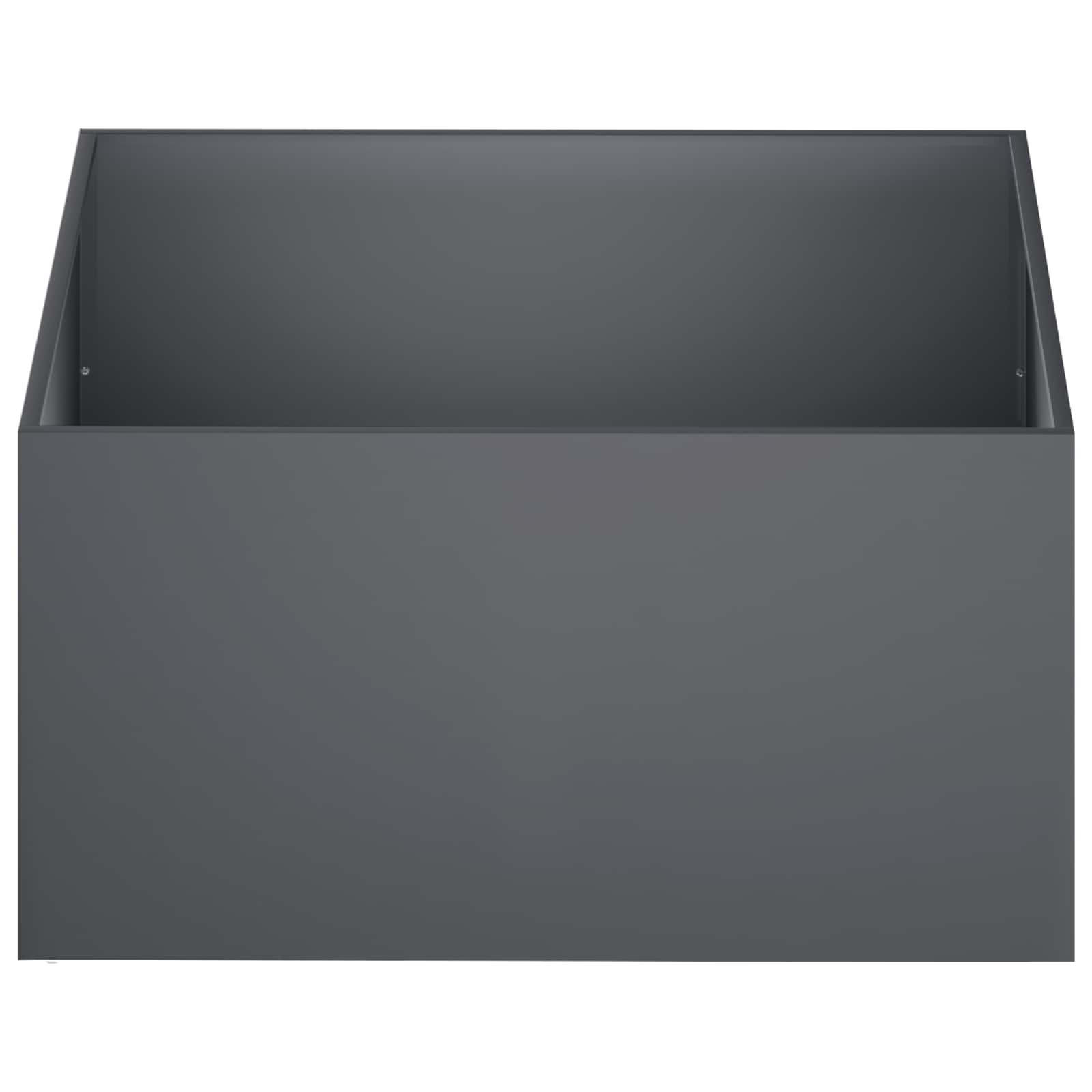 Sodo vazonas Antracito 80 x 80 x 40 cm Šaltai valcuotas plienas Sodo vazonas Antracito 80 x 80 x 40 cm Šaltai valcuotas plienas - Image 4