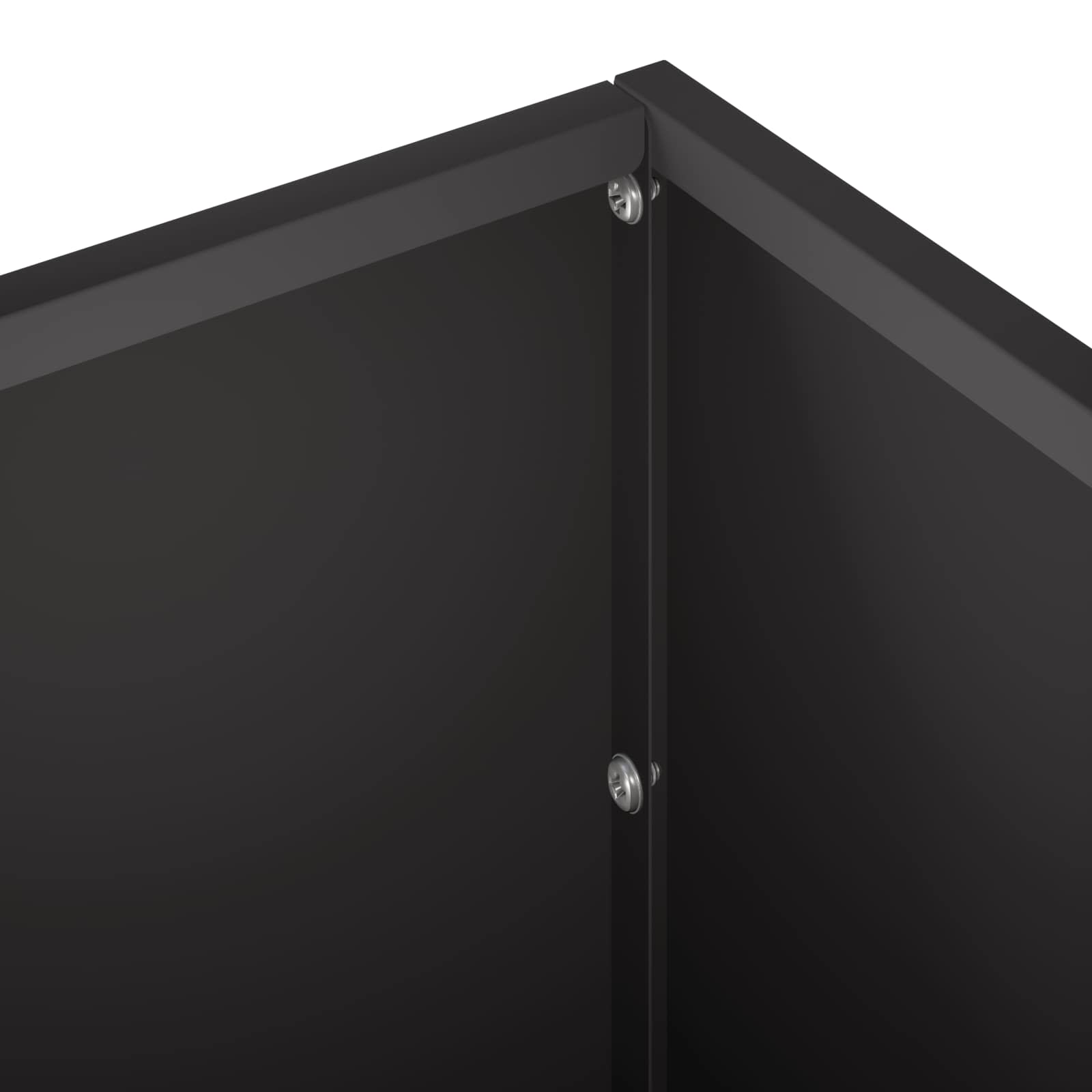 Sodo vazonas Juoda 40 x 20 x 20 cm Šaltai valcuotas plienas Sodo vazonas Juoda 40 x 20 x 20 cm Šaltai valcuotas plienas - Image 6