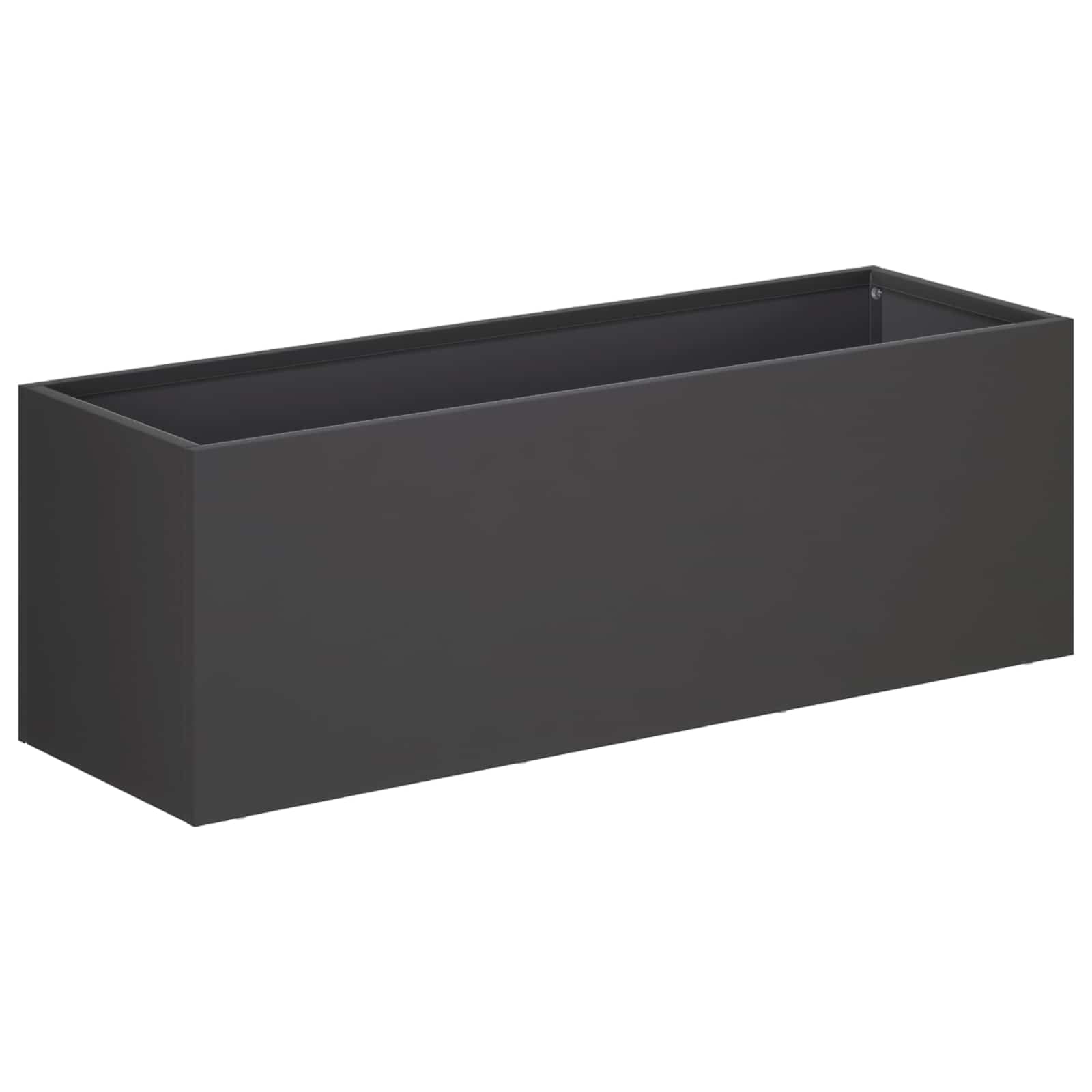 Sodo vazonas 2 vnt. Juoda 40 x 20 x 20 cm Sodo vazonas 2 vnt. Juoda 40 x 20 x 20 cm - Image 4