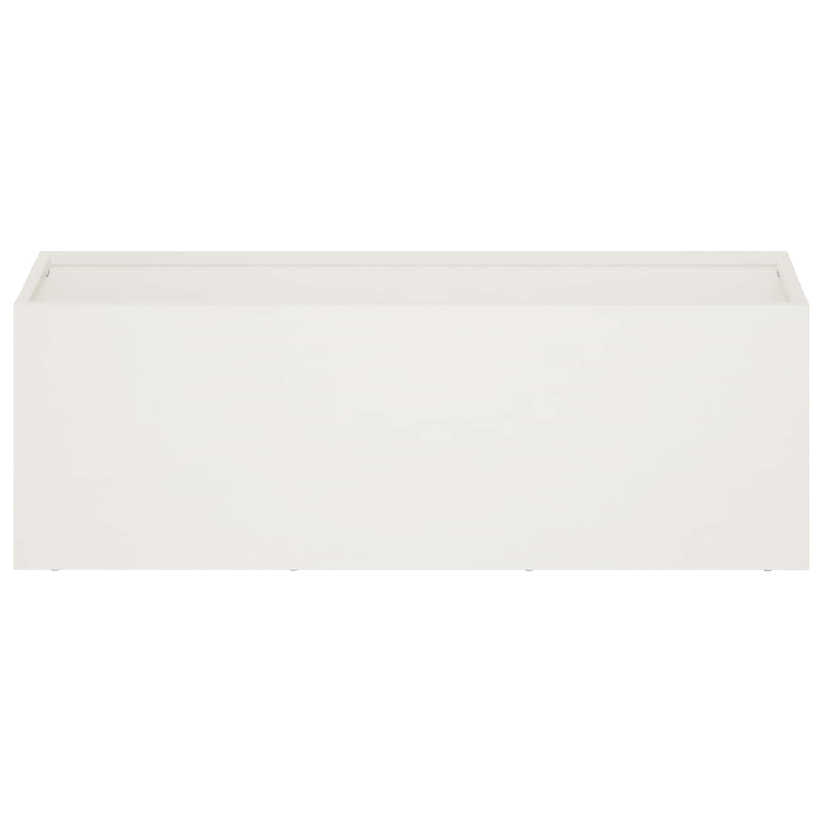 Sodo vazonas Balta 60 x 20 x 20 cm Šaltai valcuotas plienas Sodo vazonas Balta 60 x 20 x 20 cm Šaltai valcuotas plienas - Image 4