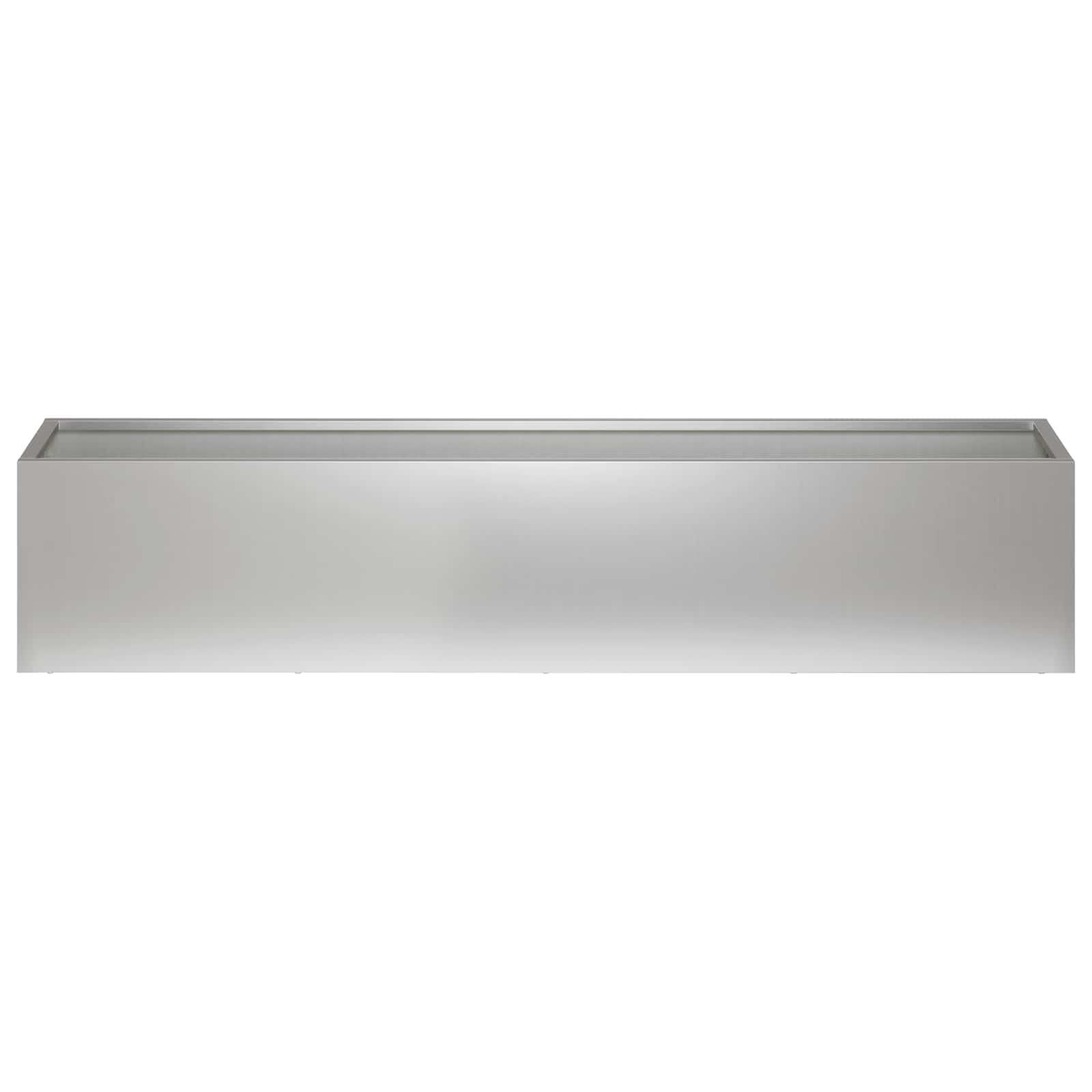 Sodo vazonas Sidabrinė 80 x 20 x 20 cm Galvanizuotas plienas Sodo vazonas Sidabrinė 80 x 20 x 20 cm Galvanizuotas plienas - Image 4