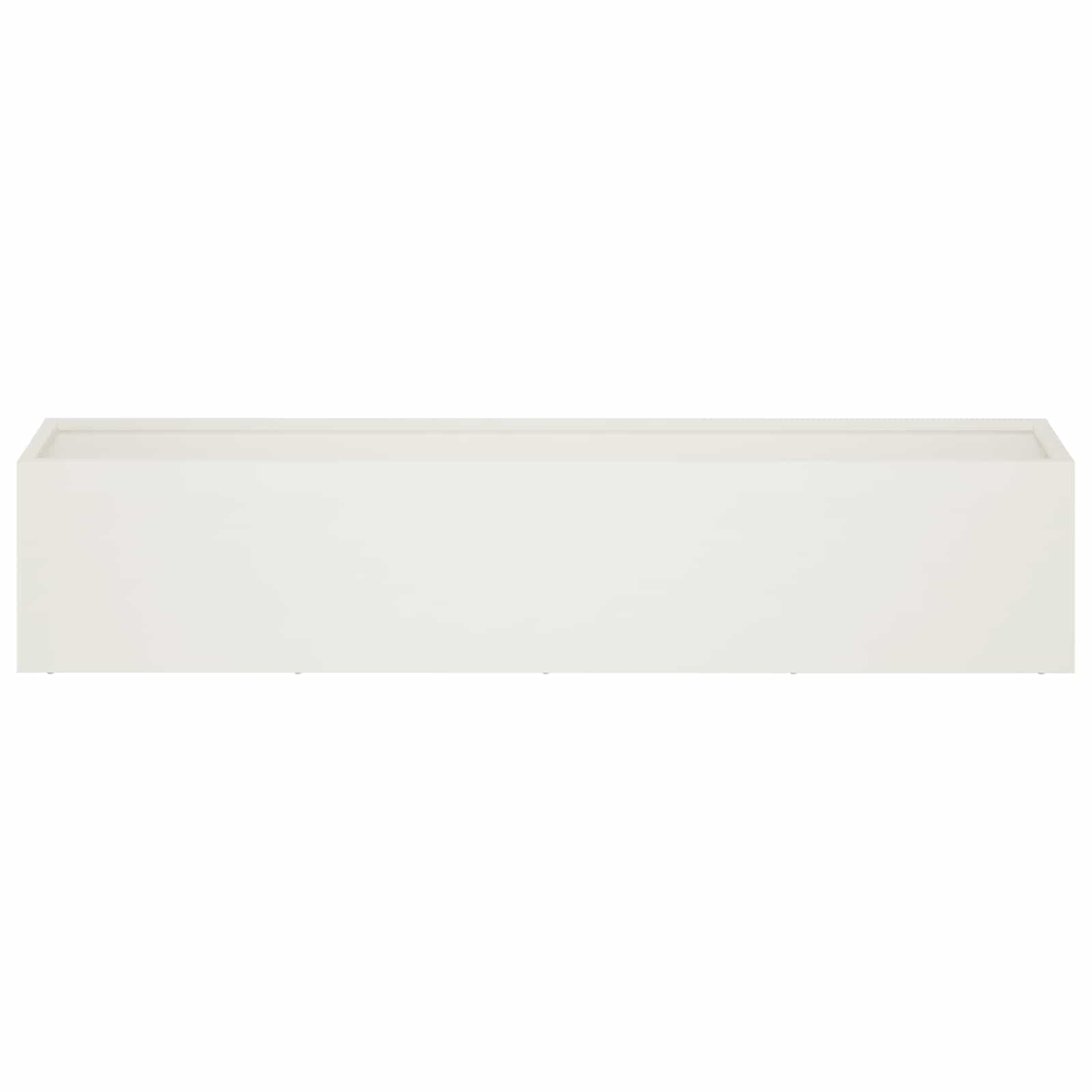 Sodo vazonas Balta 100 x 20 x 20 cm Šaltai valcuotas plienas Sodo vazonas Balta 100 x 20 x 20 cm Šaltai valcuotas plienas - Image 4