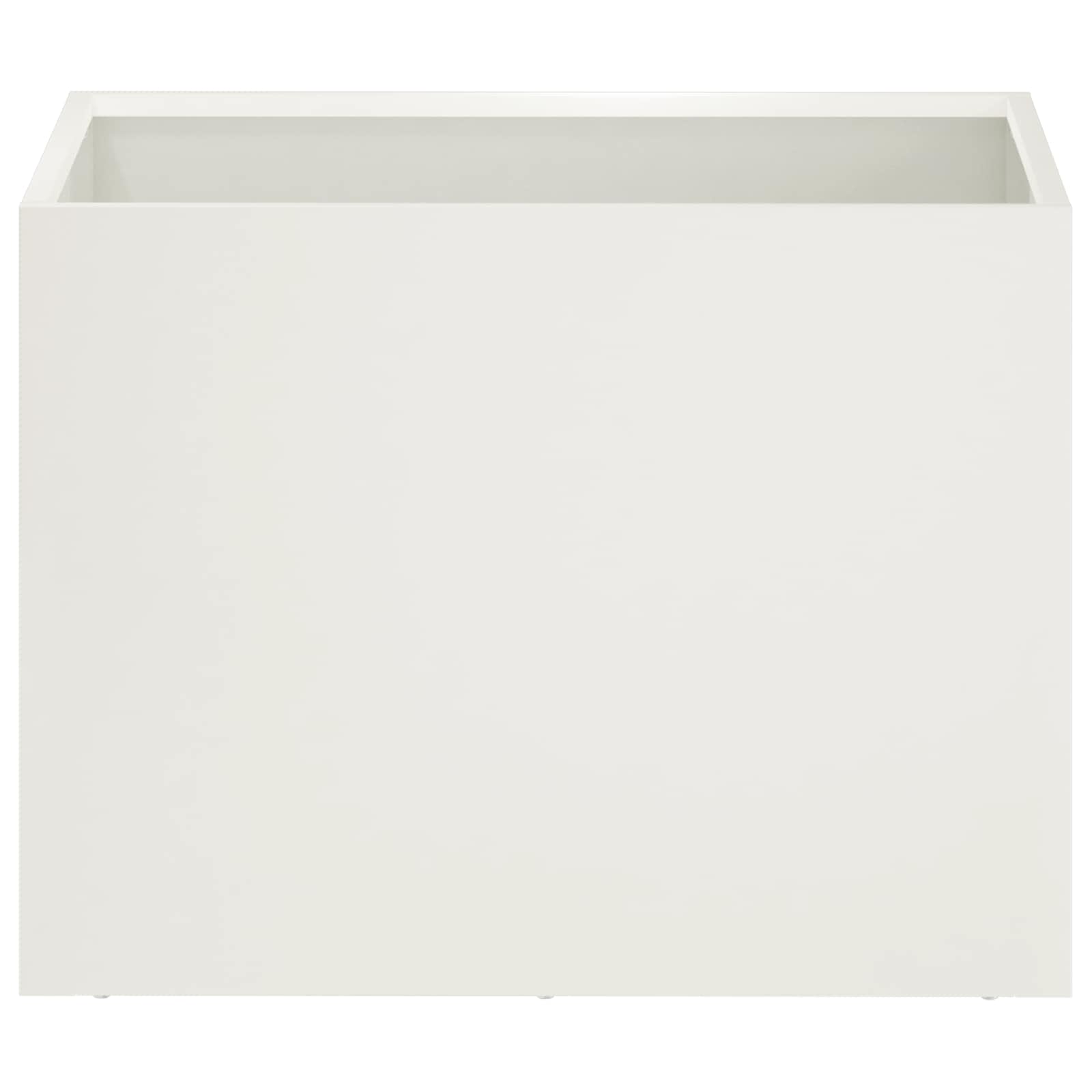 Sodo vazonas Balta 40 x 30 x 30 cm Šaltai valcuotas plienas Sodo vazonas Balta 40 x 30 x 30 cm Šaltai valcuotas plienas - Image 4