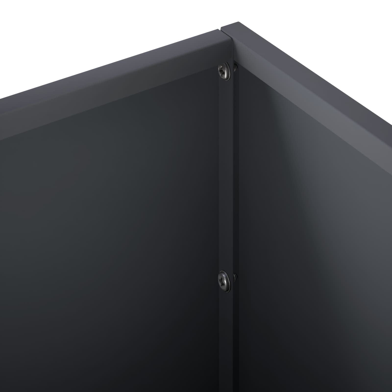 Sodo vazonas Antracito 80 x 30 x 30 cm Šaltai valcuotas plienas Sodo vazonas Antracito 80 x 30 x 30 cm Šaltai valcuotas plienas - Image 6