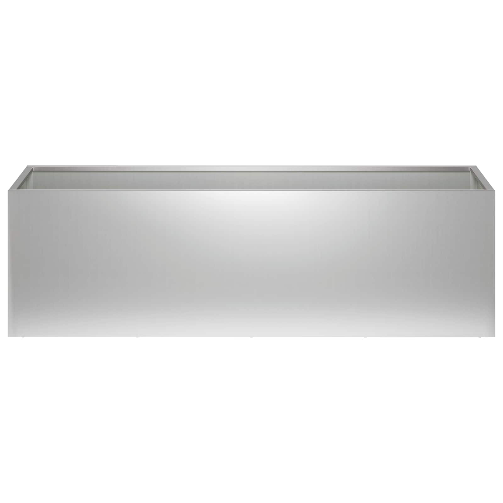 Sodo vazonas Sidabrinė 80 x 30 x 30 cm Galvanizuotas plienas Sodo vazonas Sidabrinė 80 x 30 x 30 cm Galvanizuotas plienas - Image 4